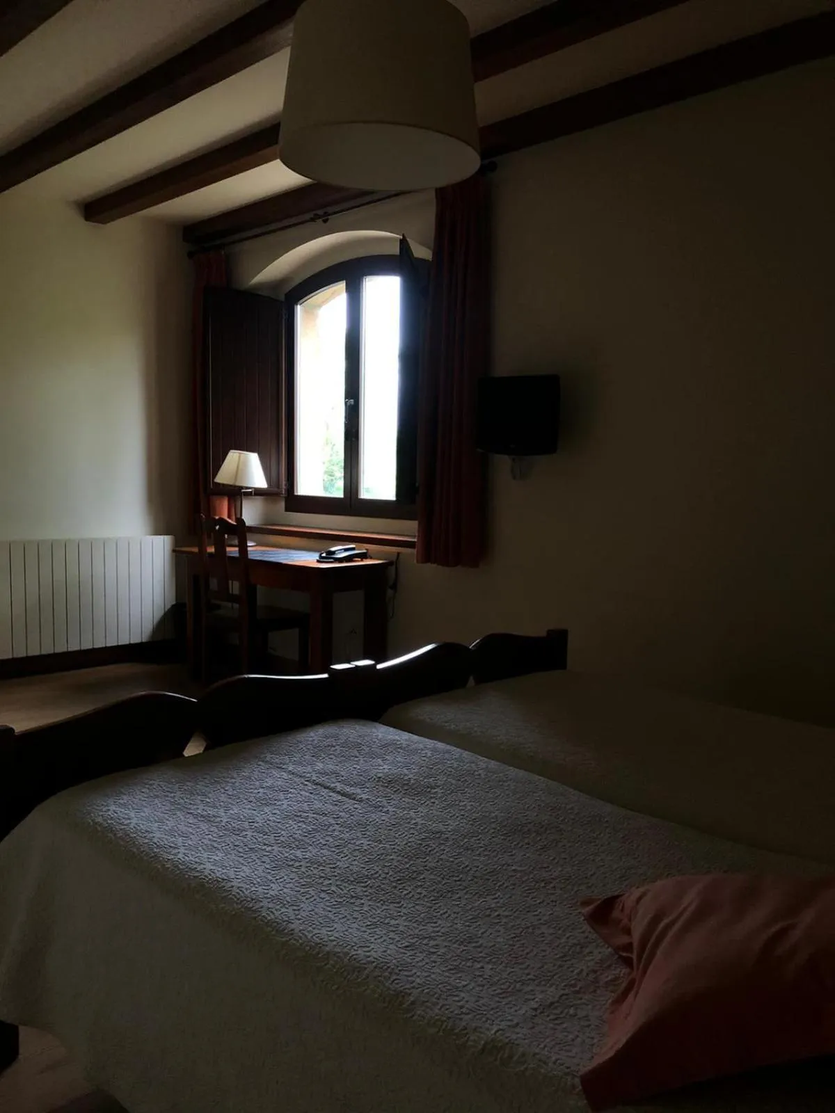 Bed in OLATZEA LANDA HOTELA