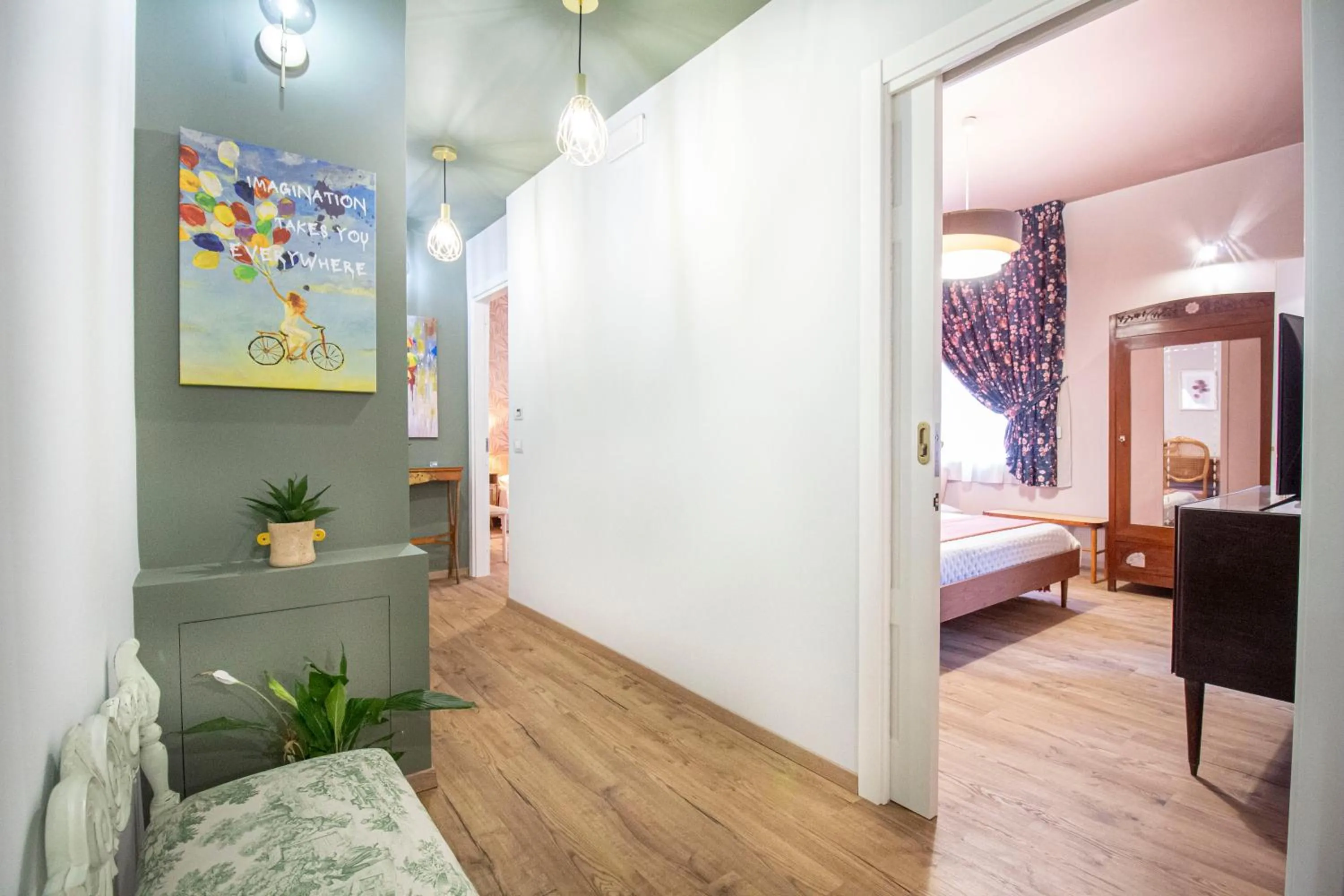 hair dresser, Bed in Epimonì B&B