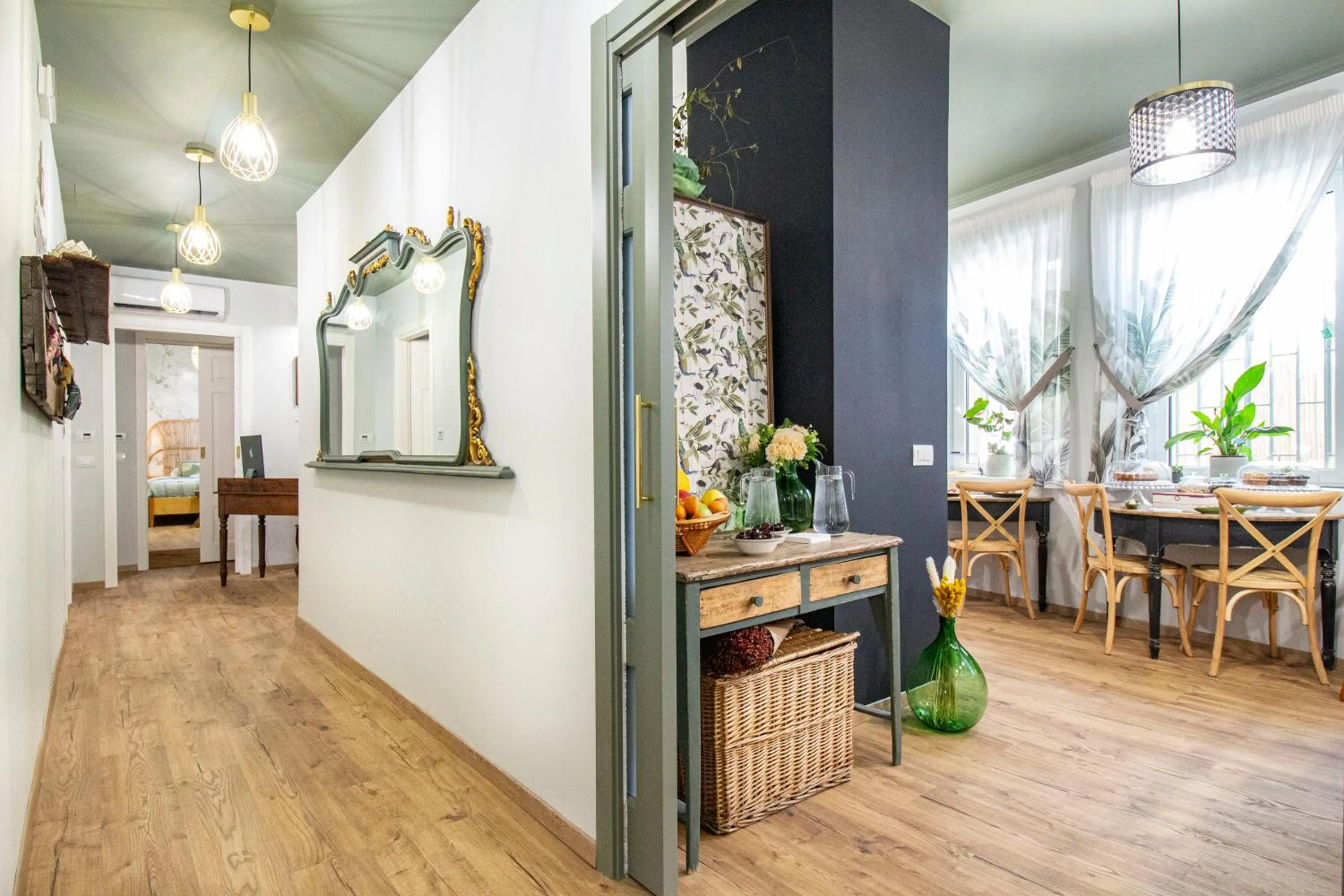 Living room in Epimonì B&B