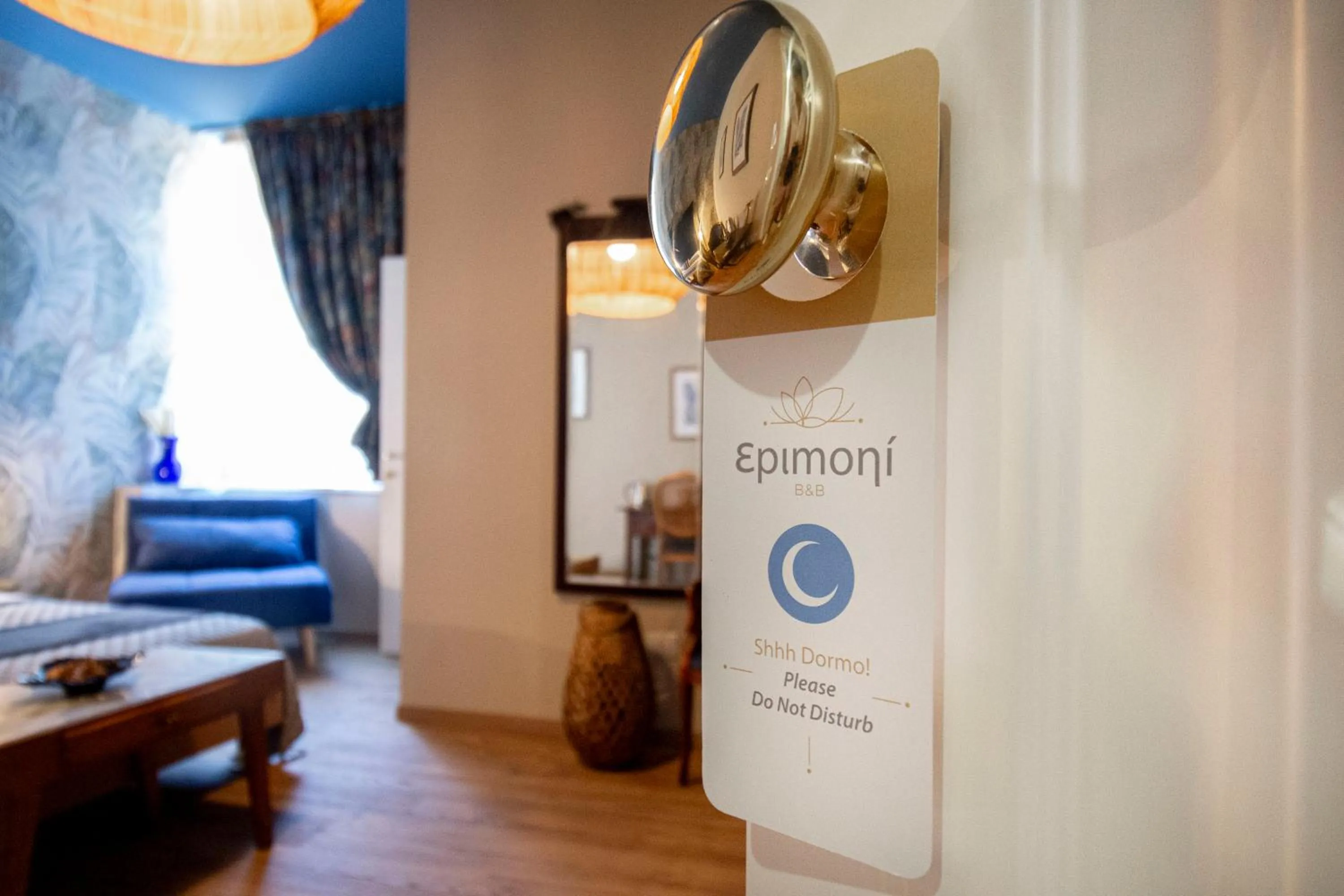 Bedroom in Epimonì B&B