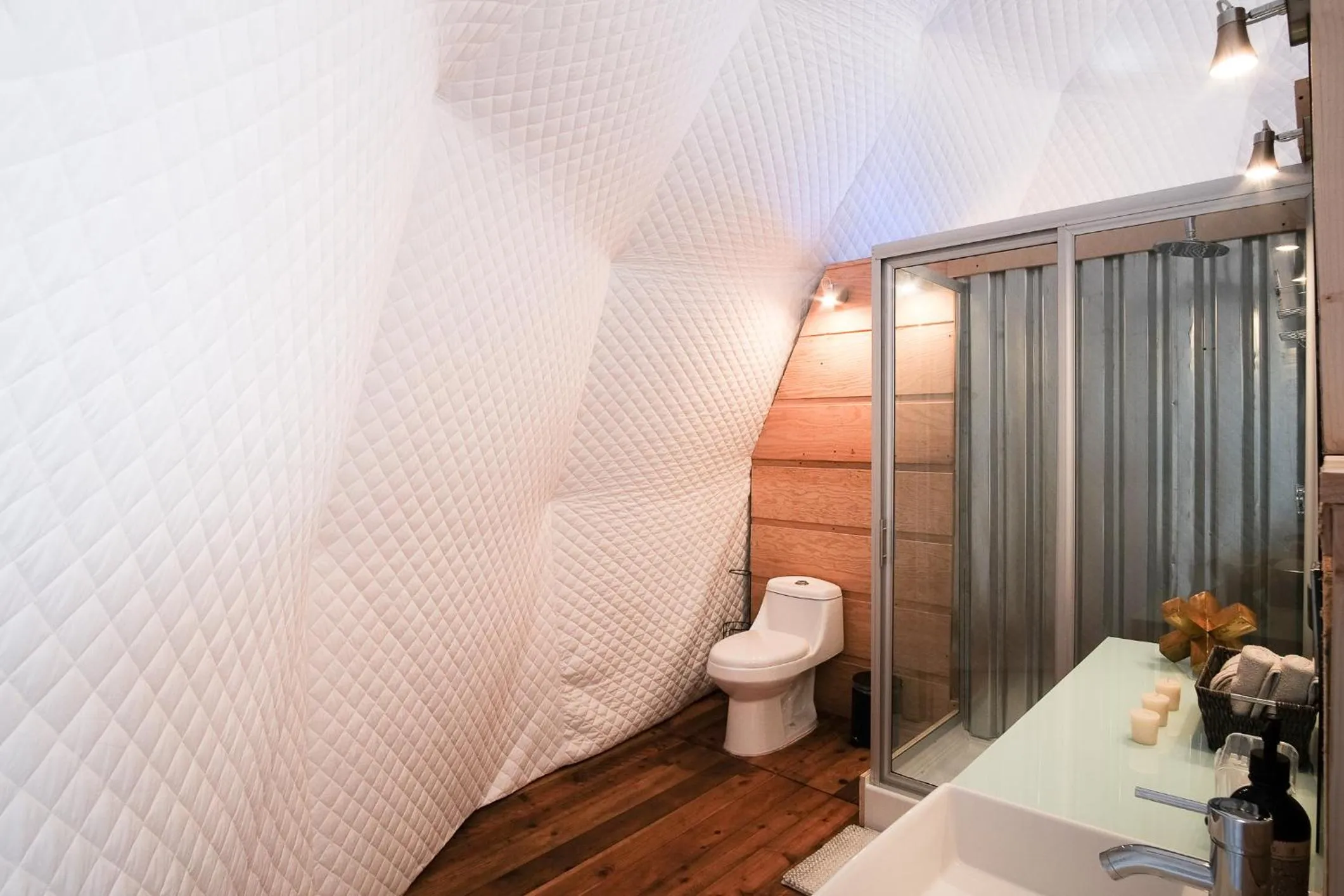 Shower in Casa Domo Glamping by BajaHomeStays