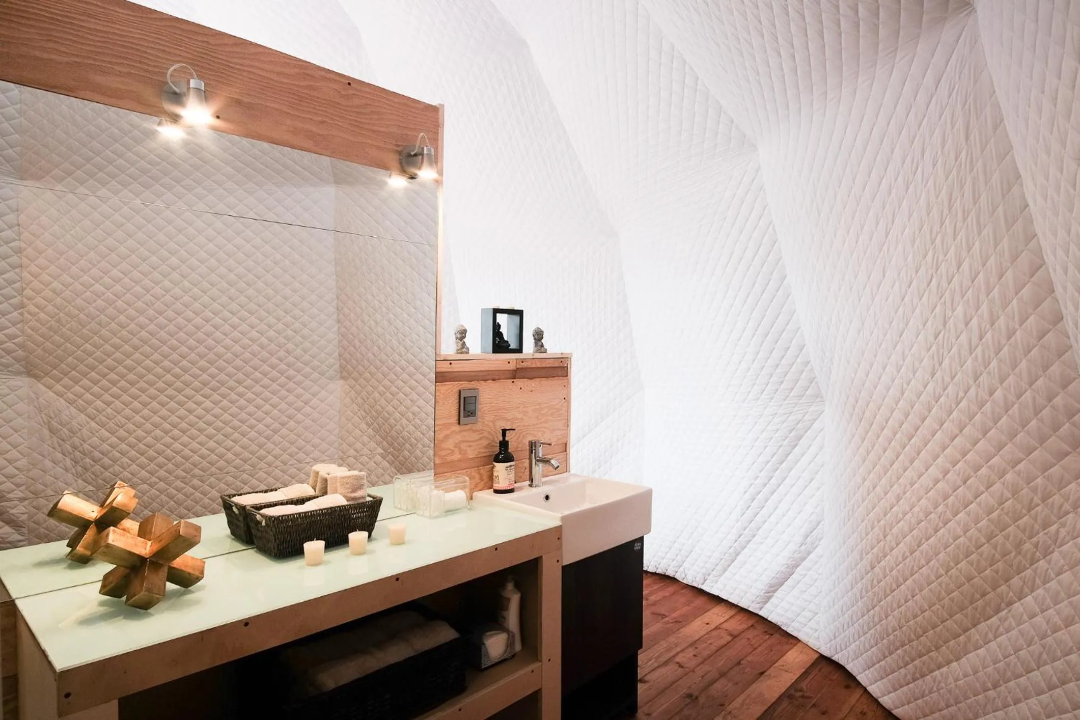 Bathroom in Casa Domo Glamping by BajaHomeStays