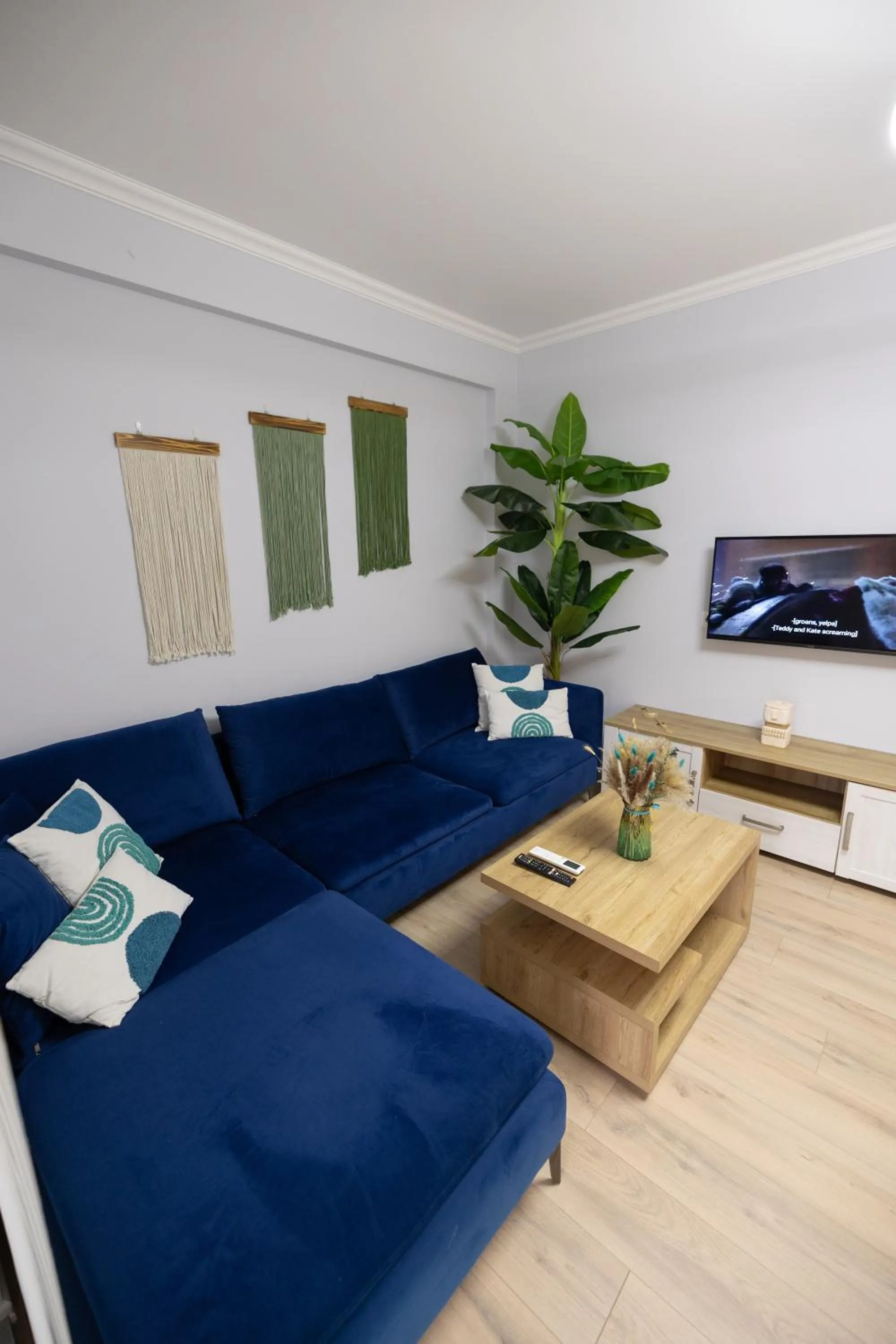 Living room in Boho Central Apartment