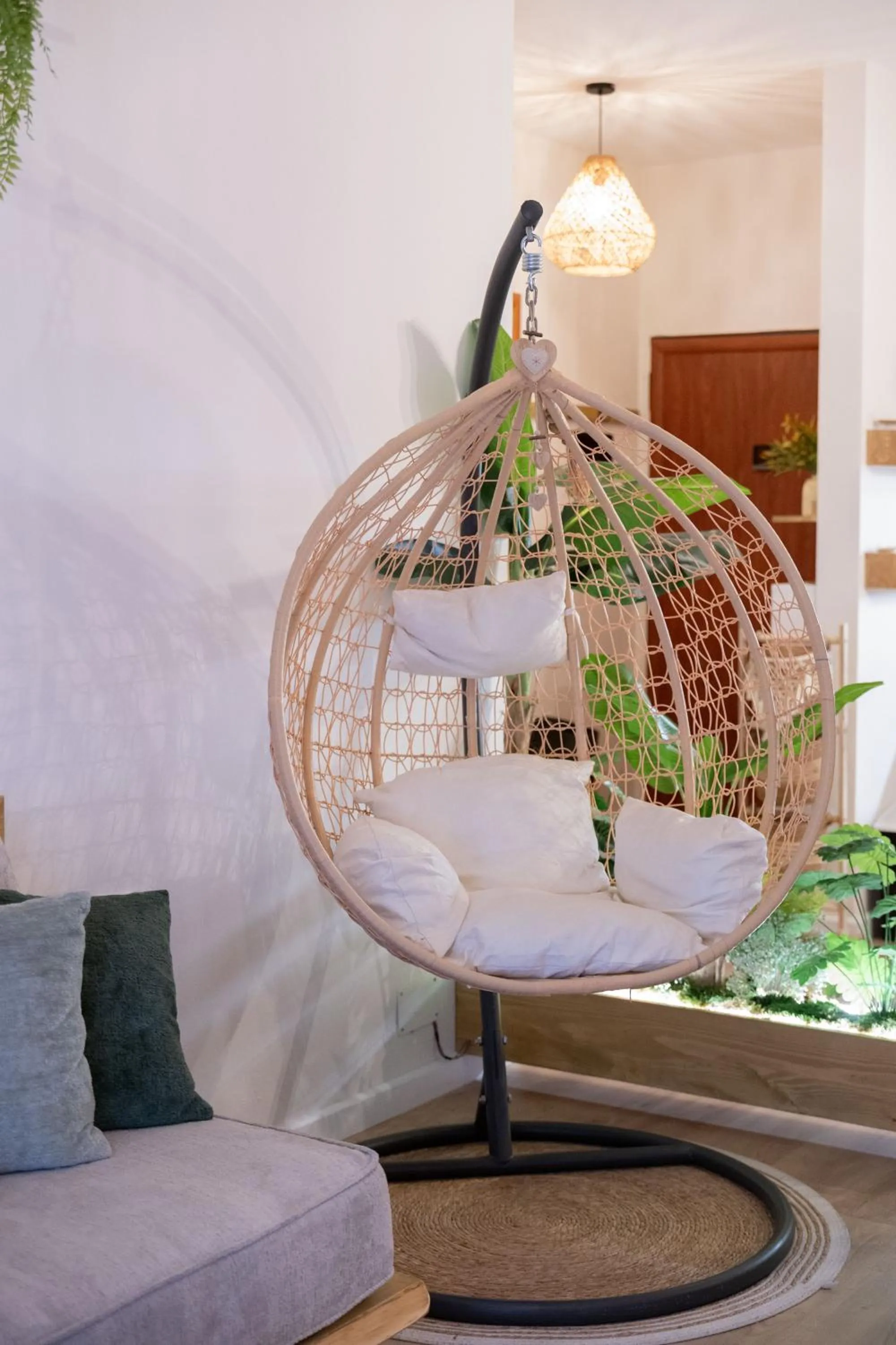 Living room in Boho Central Apartment