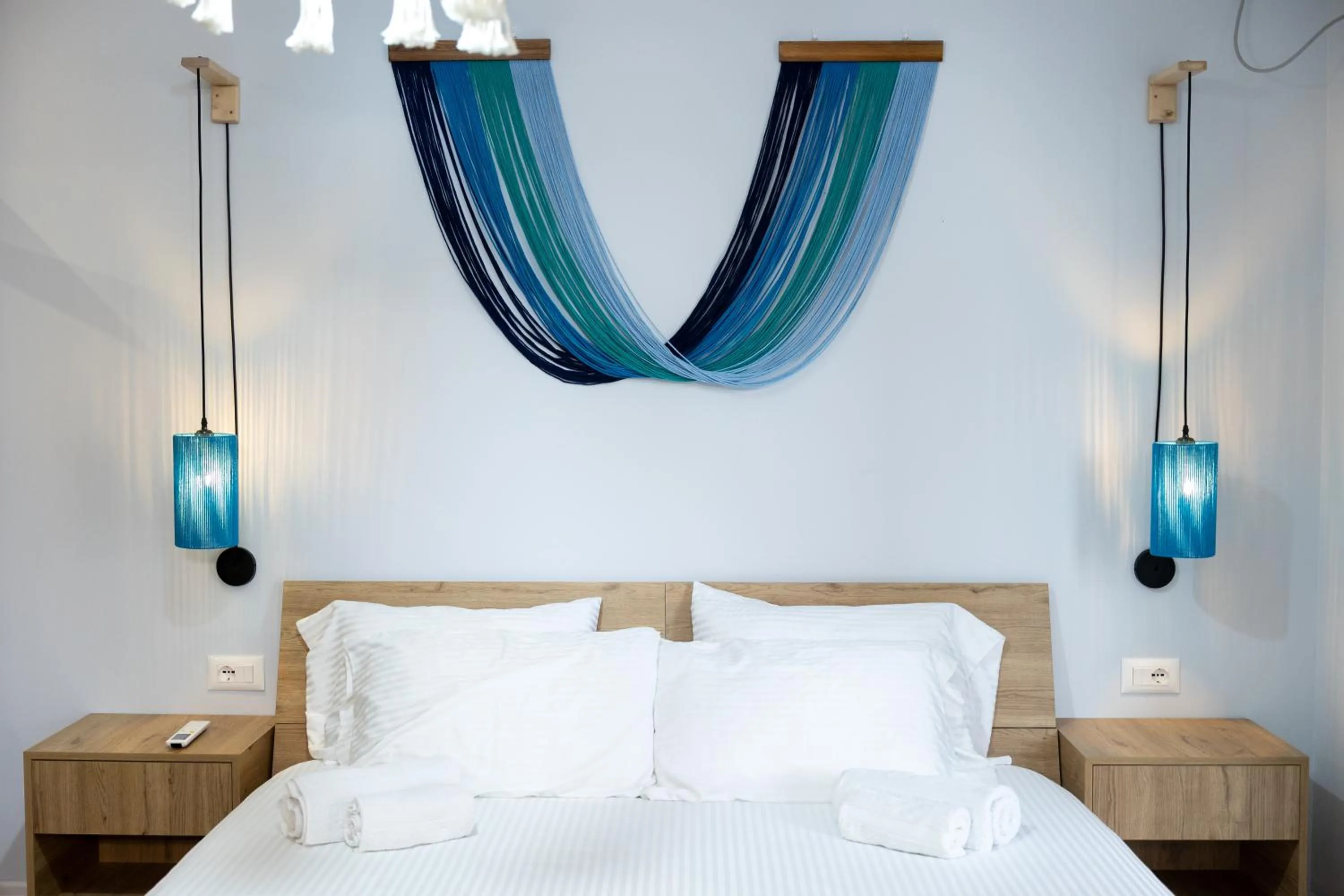 Bed in Boho Central Apartment