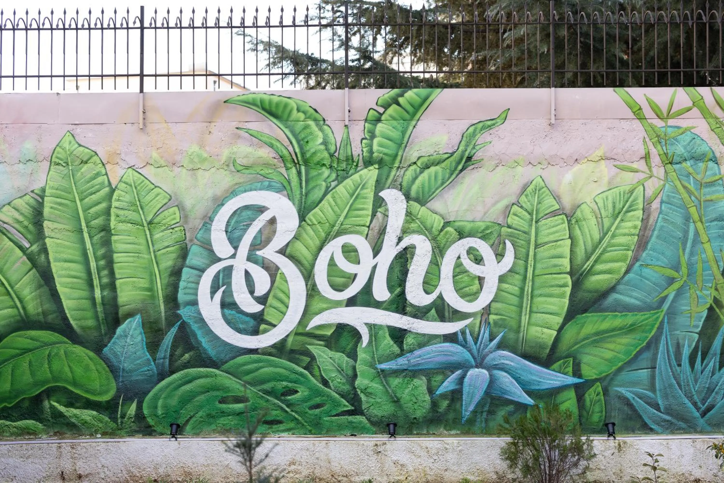 Lounge or bar in Boho Central Apartment