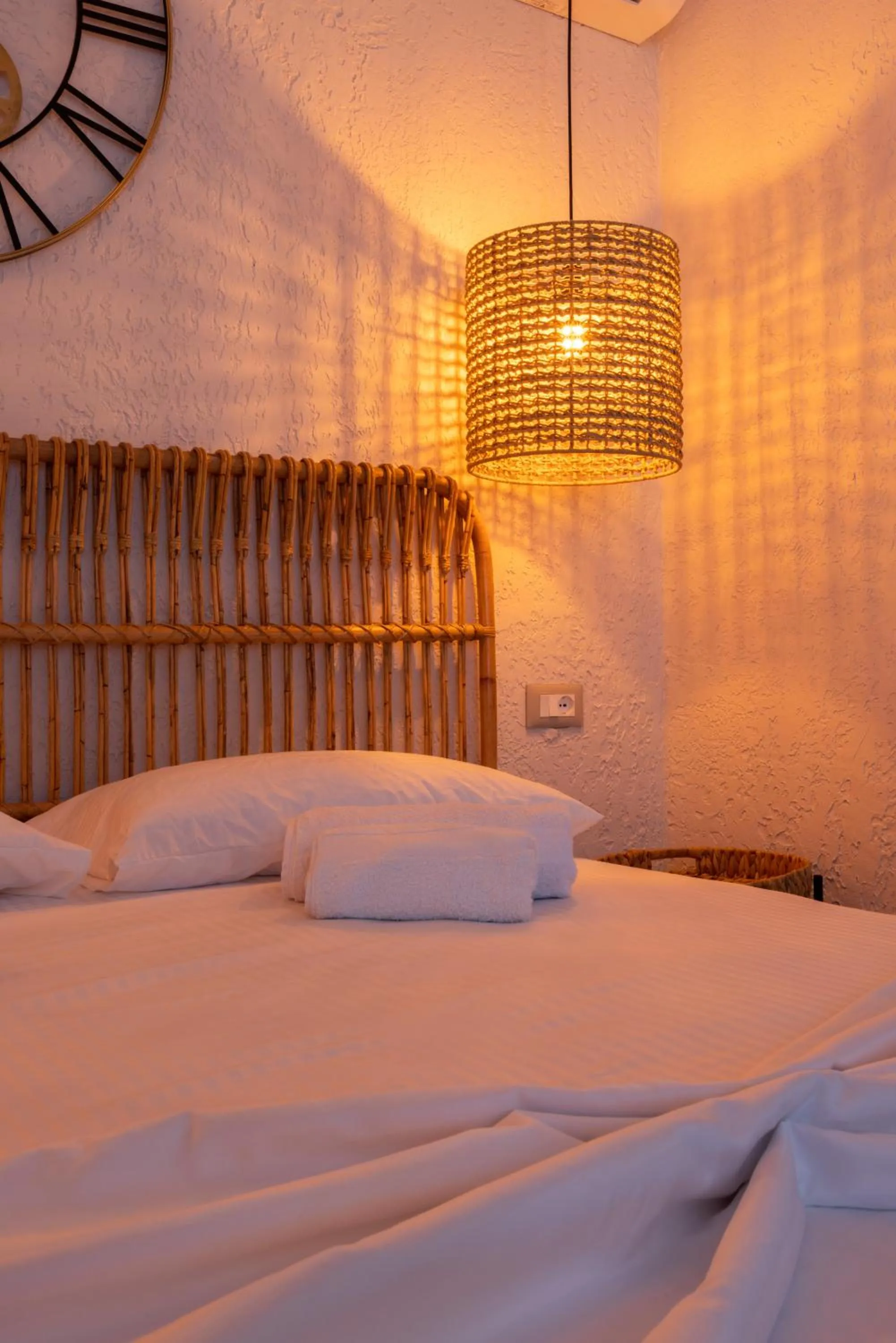 Bed in Boho Central Apartment