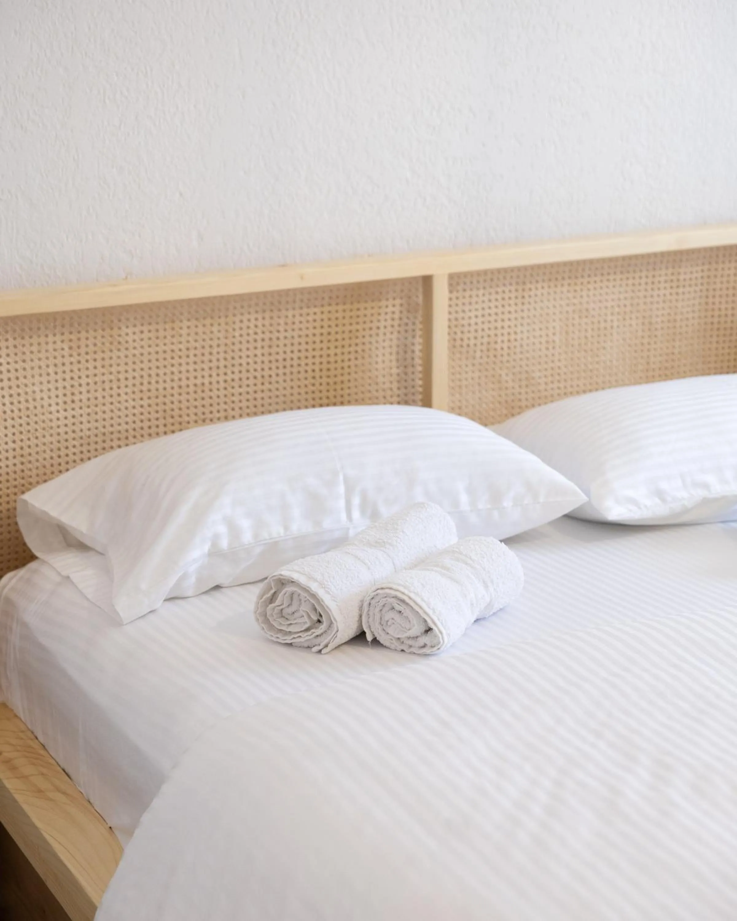 Bed in Boho Central Apartment