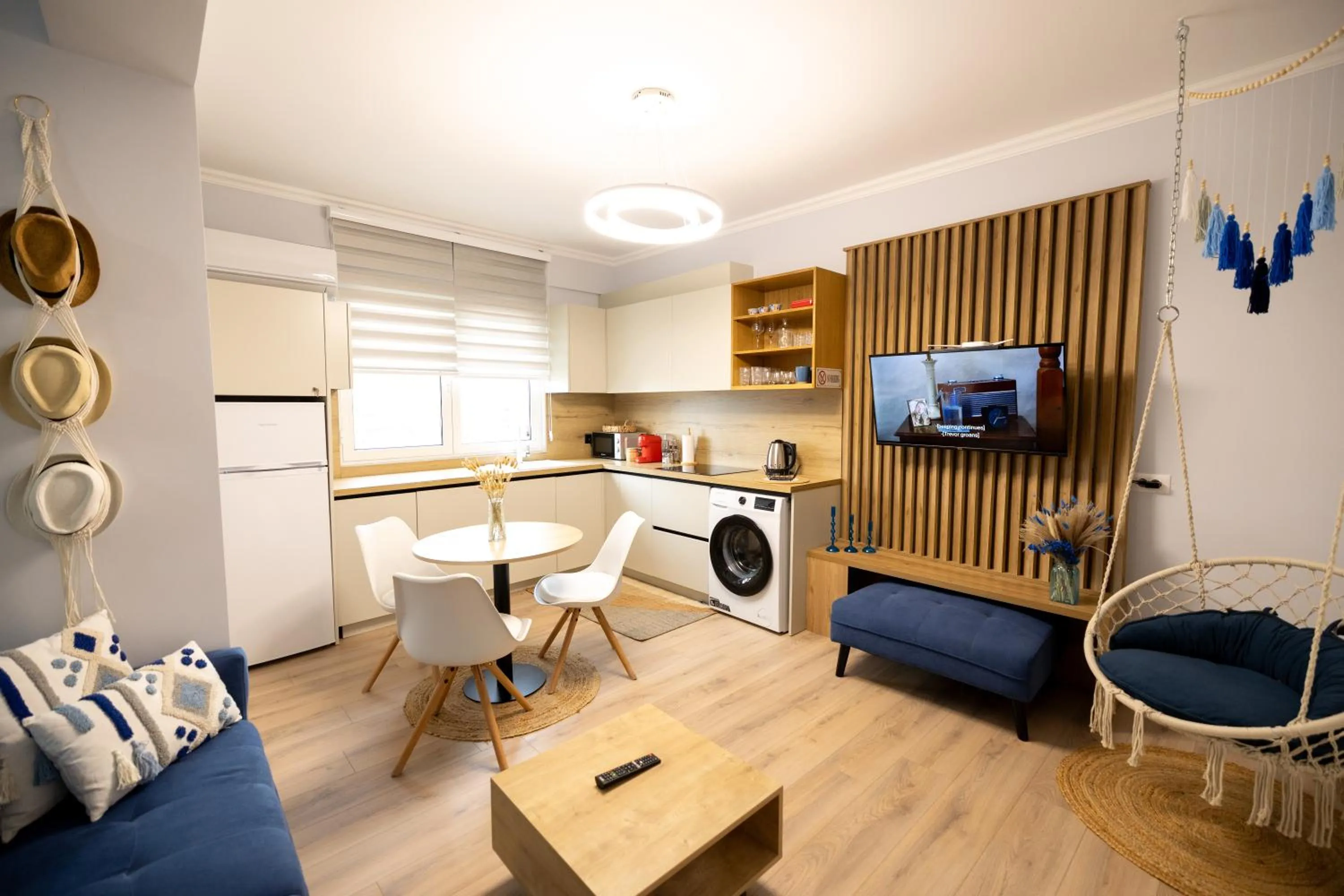 Living room in Boho Central Apartment