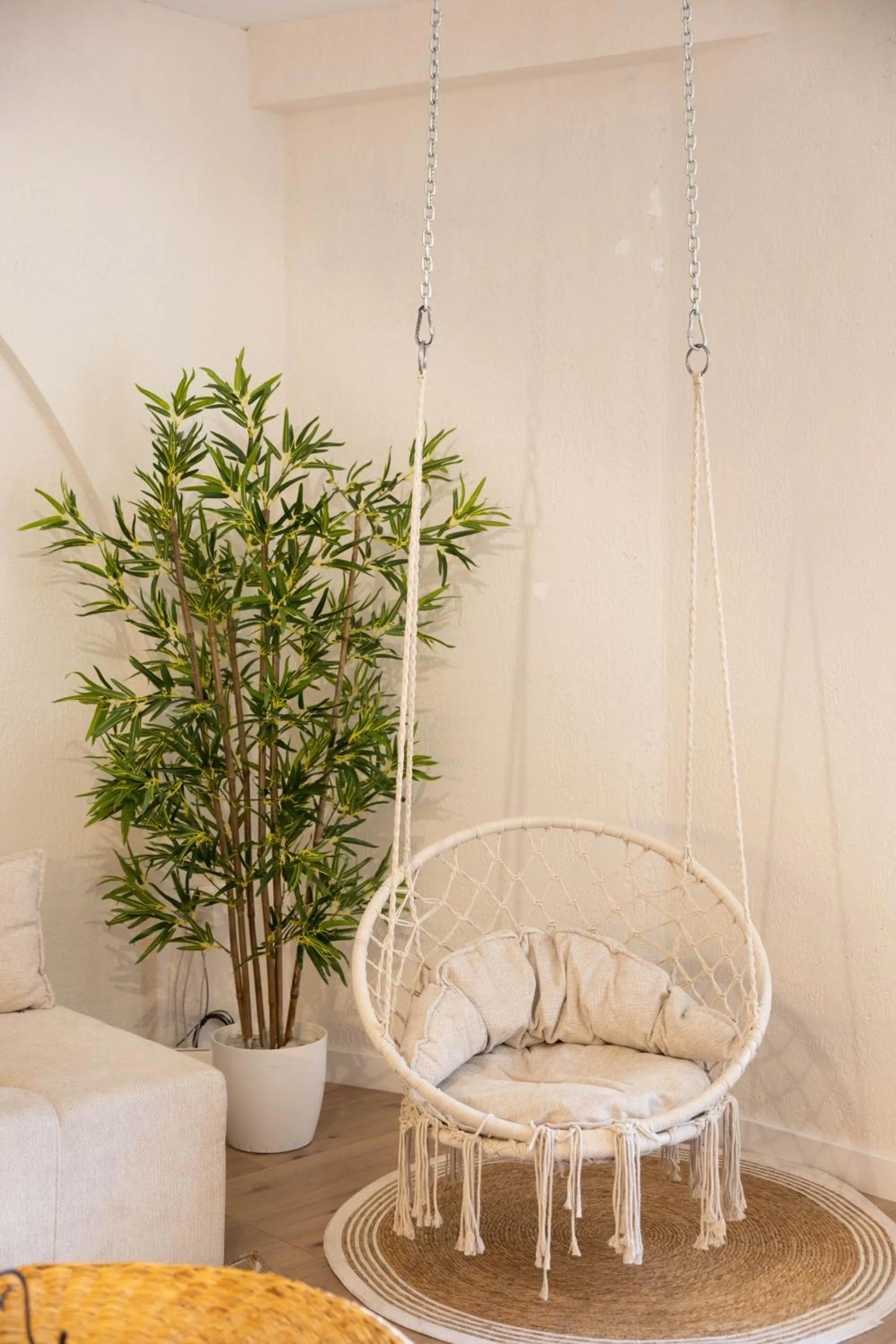 Living room in Boho Central Apartment