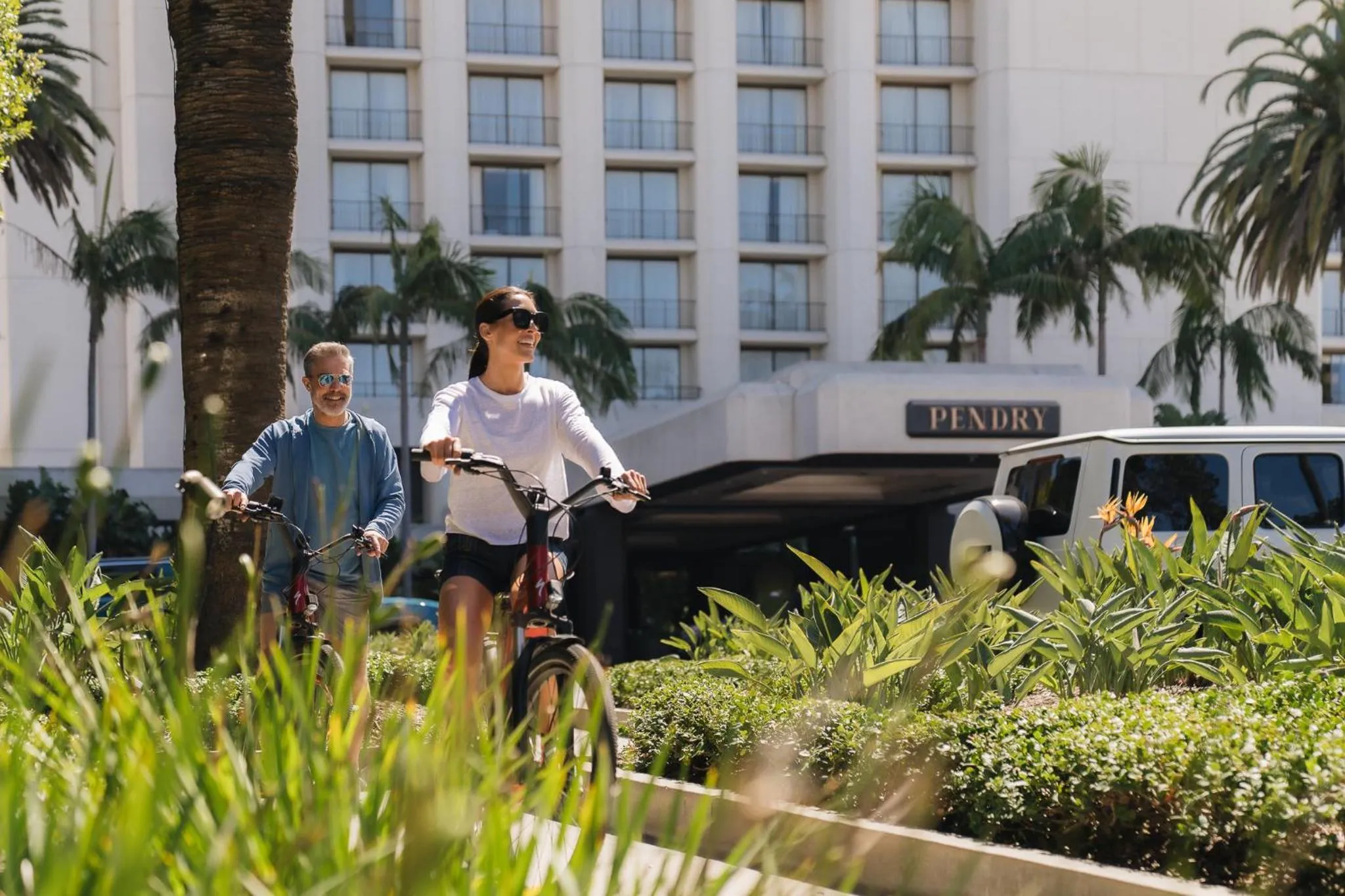 Cycling in Pendry Newport Beach