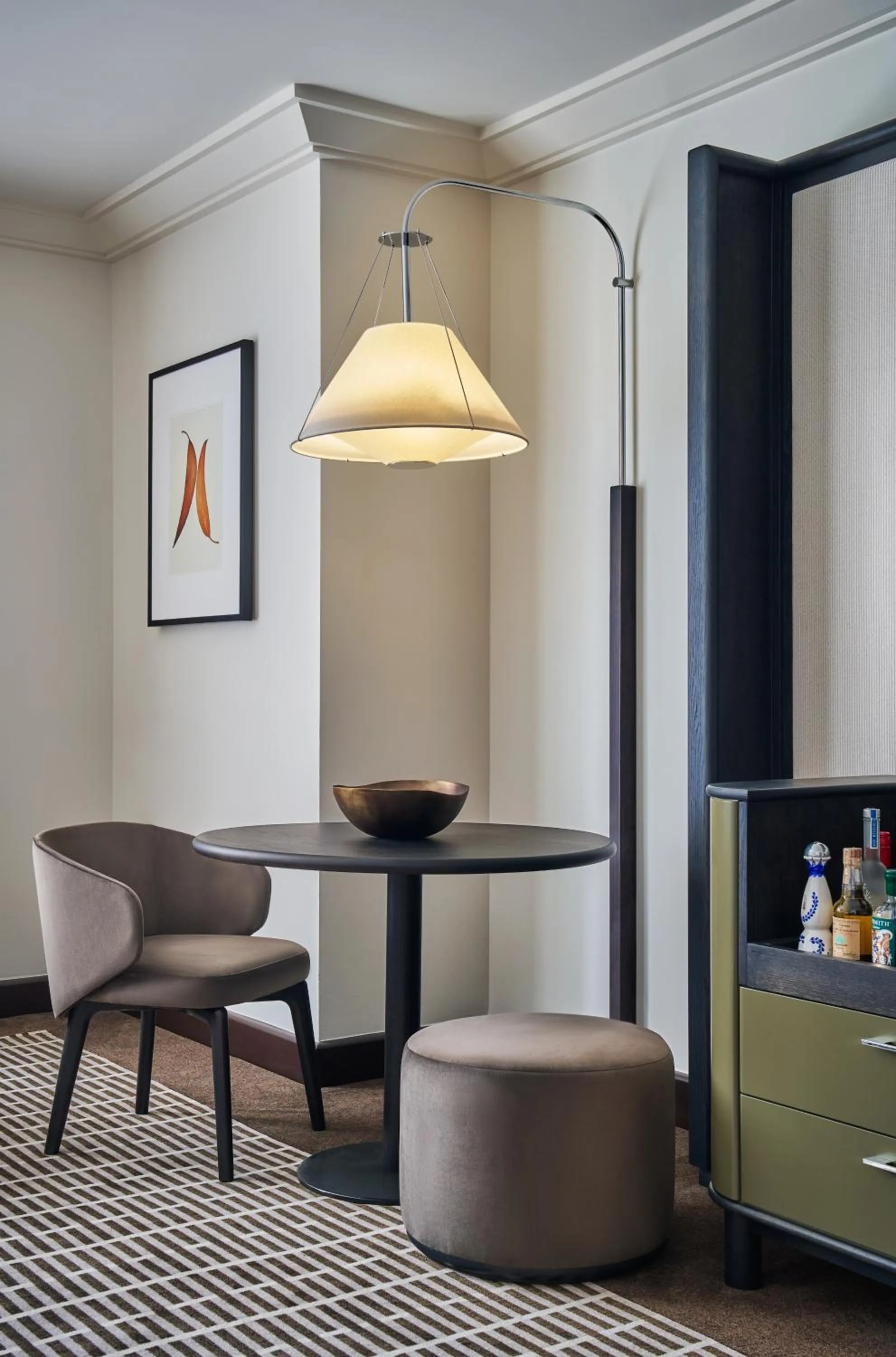 Living room in Pendry Newport Beach