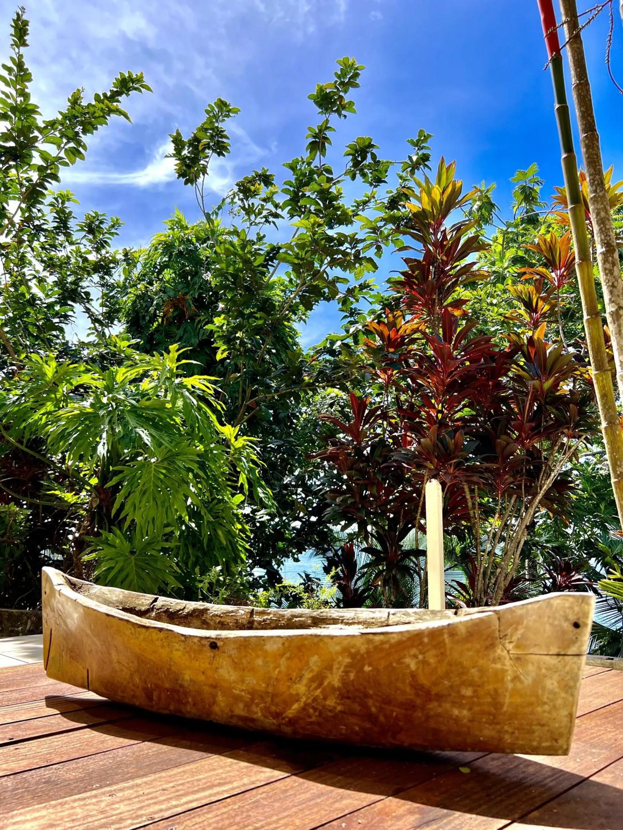 Patio in Akwaba Lodge
