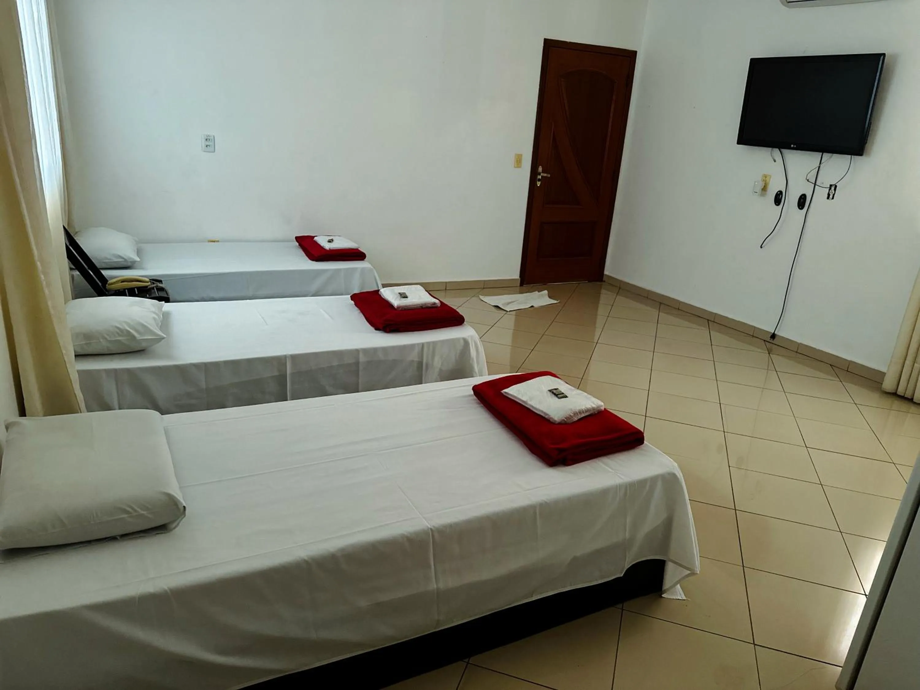 Bed in Hotel Anápolis