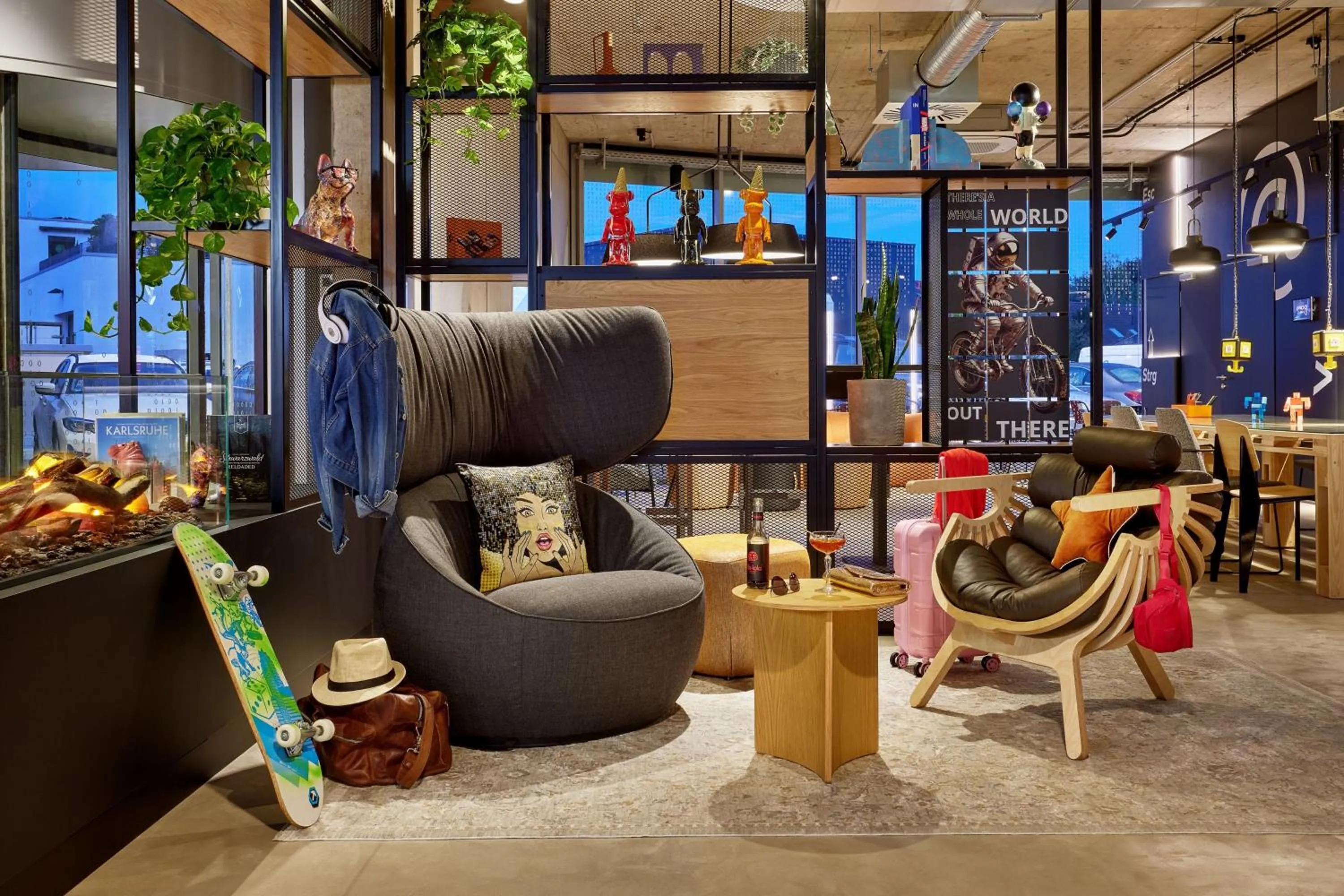 Lobby or reception in Moxy Karlsruhe