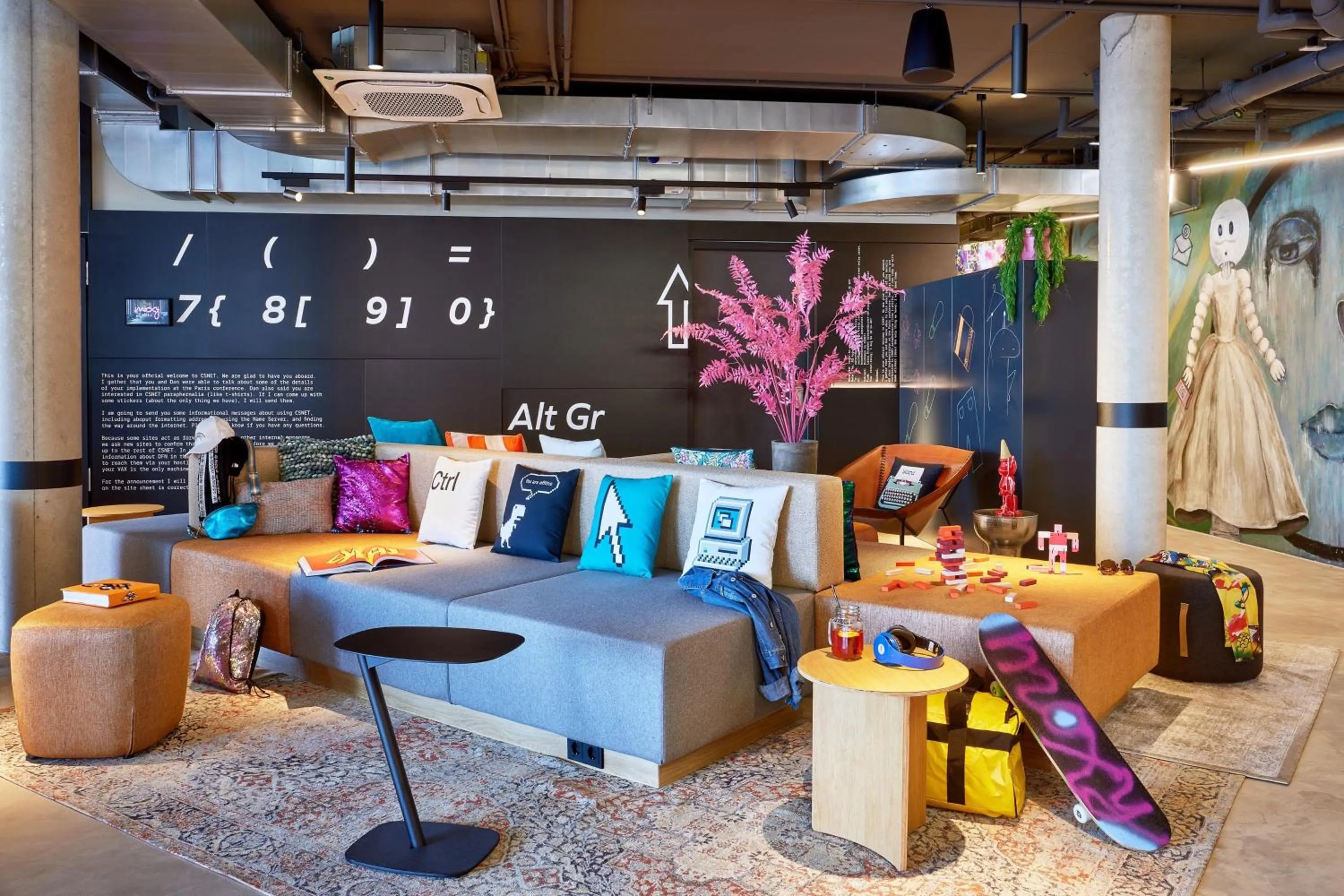 Lobby or reception in Moxy Karlsruhe