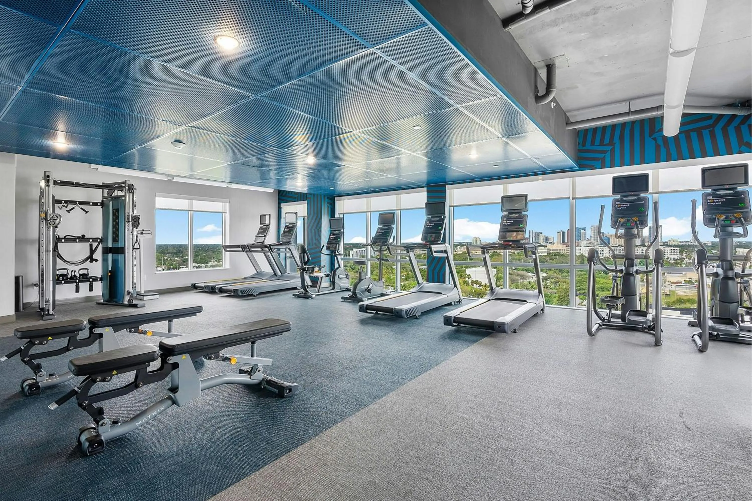 Fitness centre/facilities in Aloft Fort Lauderdale Airport & Cruise Port