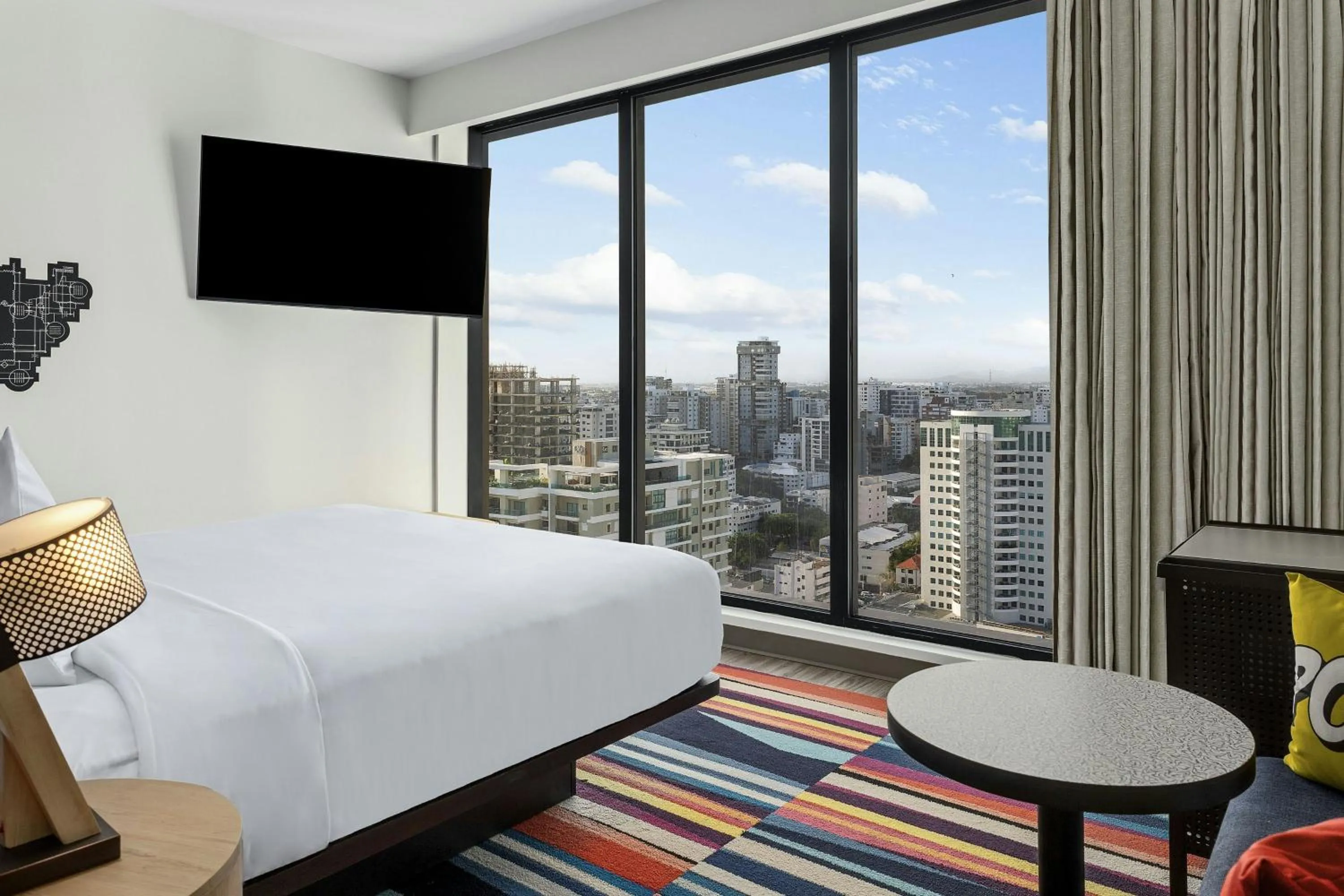 Bed in Aloft Santo Domingo Piantini