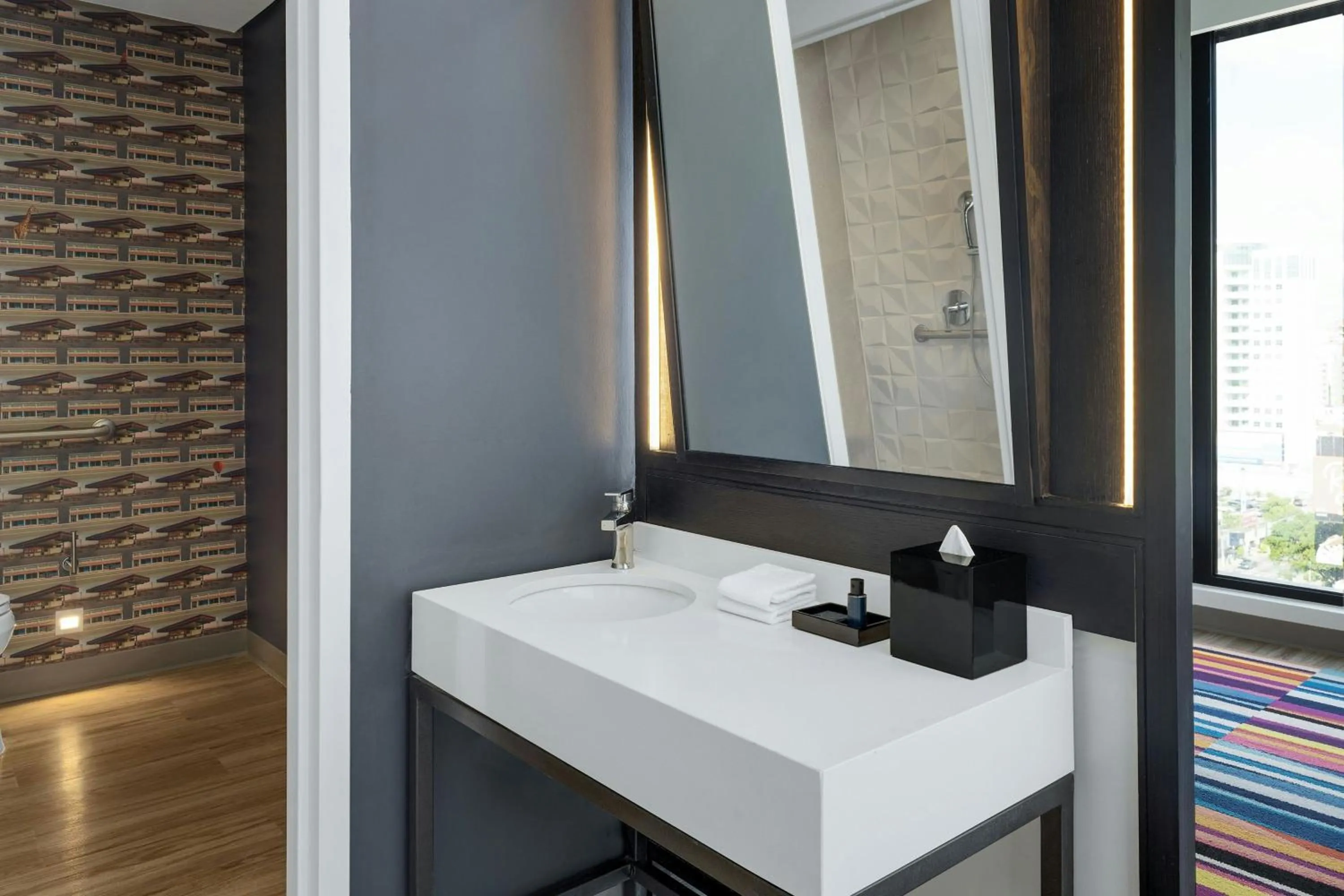 Bathroom in Aloft Santo Domingo Piantini