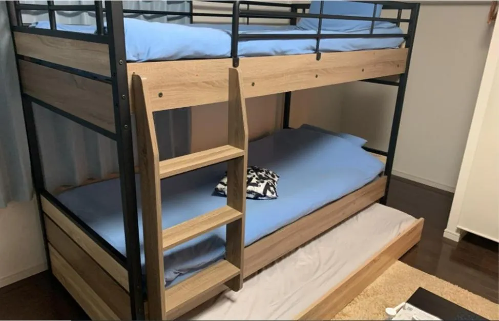 Bed in Oyado Kinokuniya Daikokumachi