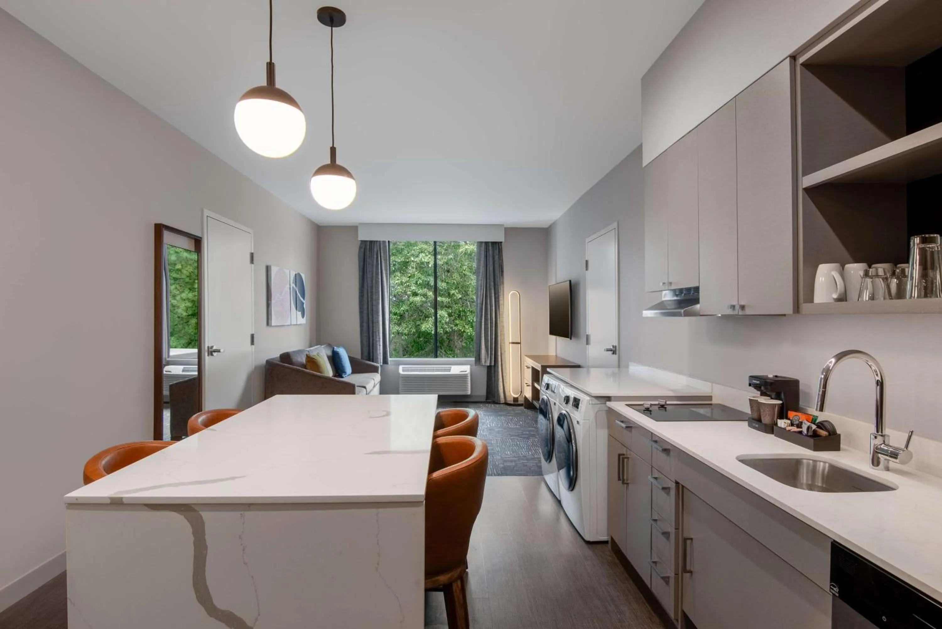 Living room in Homewood Suites By Hilton Missoula