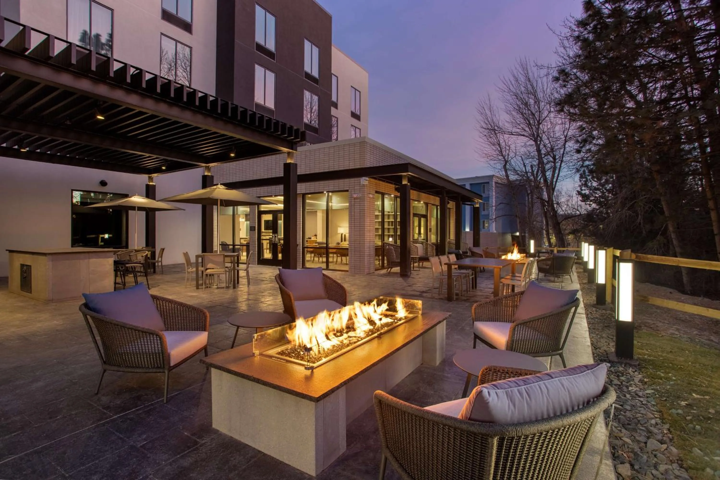 Patio in Homewood Suites By Hilton Missoula