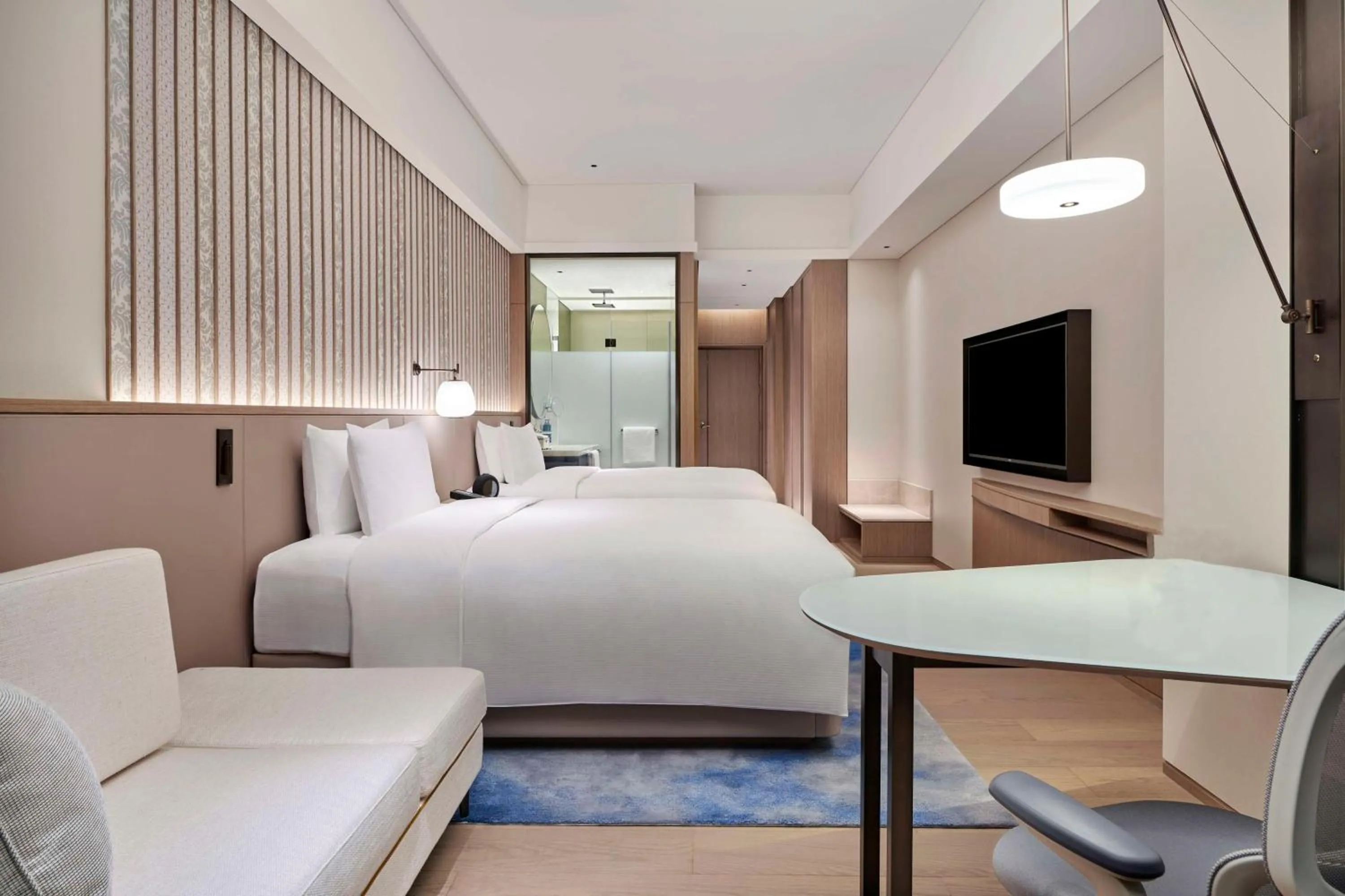 Bed in DoubleTree by Hilton Zhuhai Hengqin
