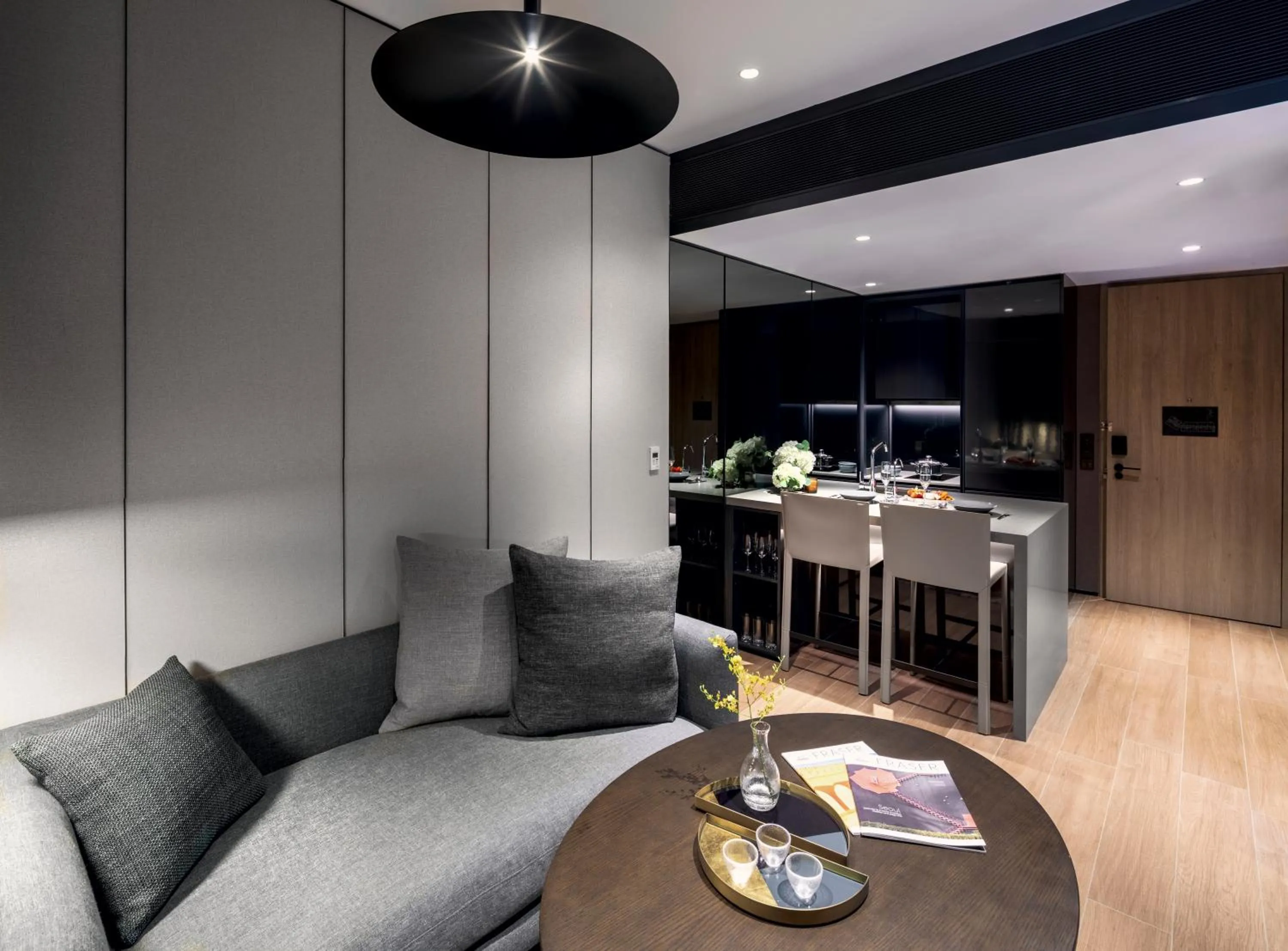 Kitchen or kitchenette in Fraser Residence River Promenade, Singapore