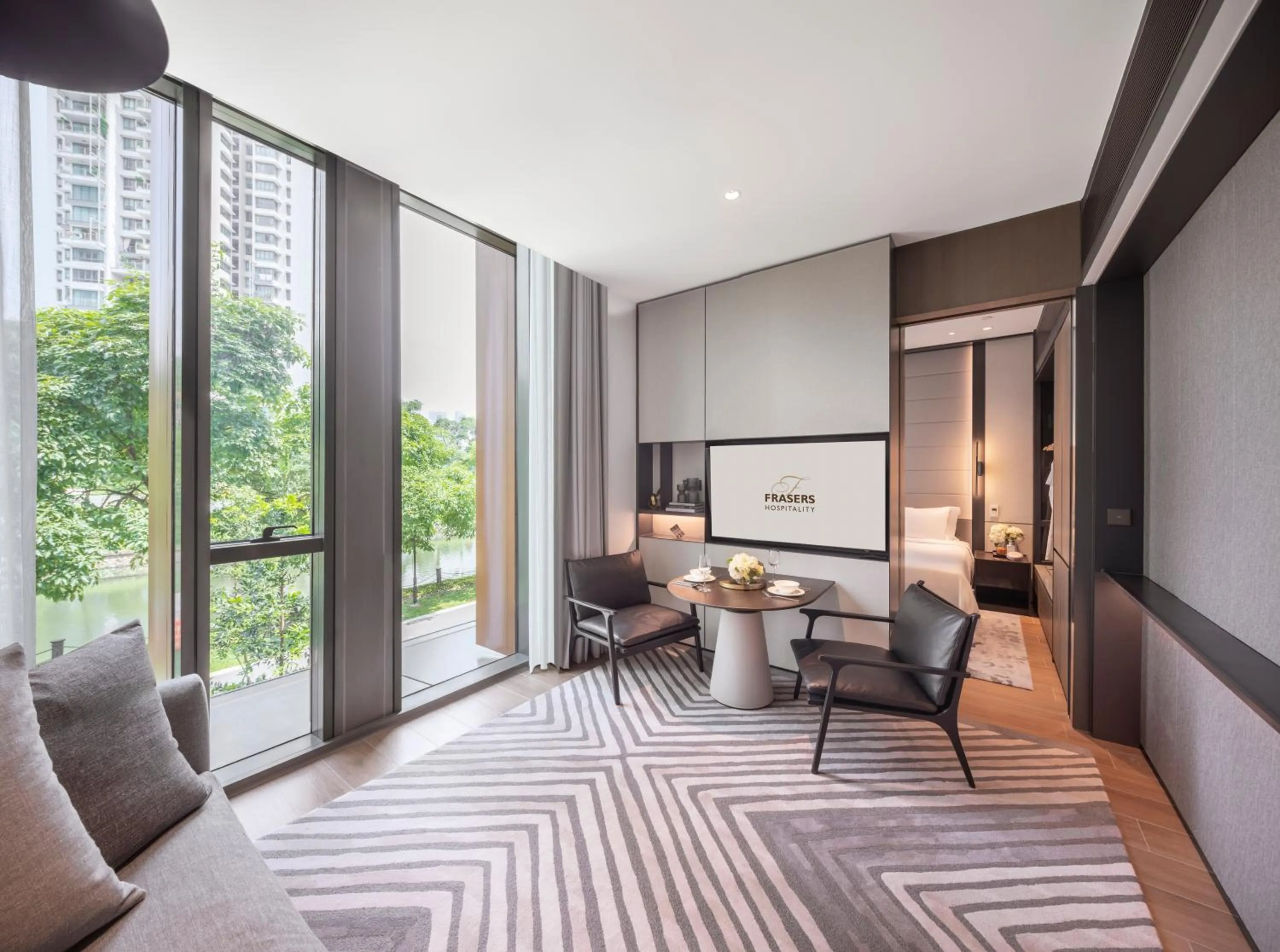 TV and multimedia in Fraser Residence River Promenade, Singapore