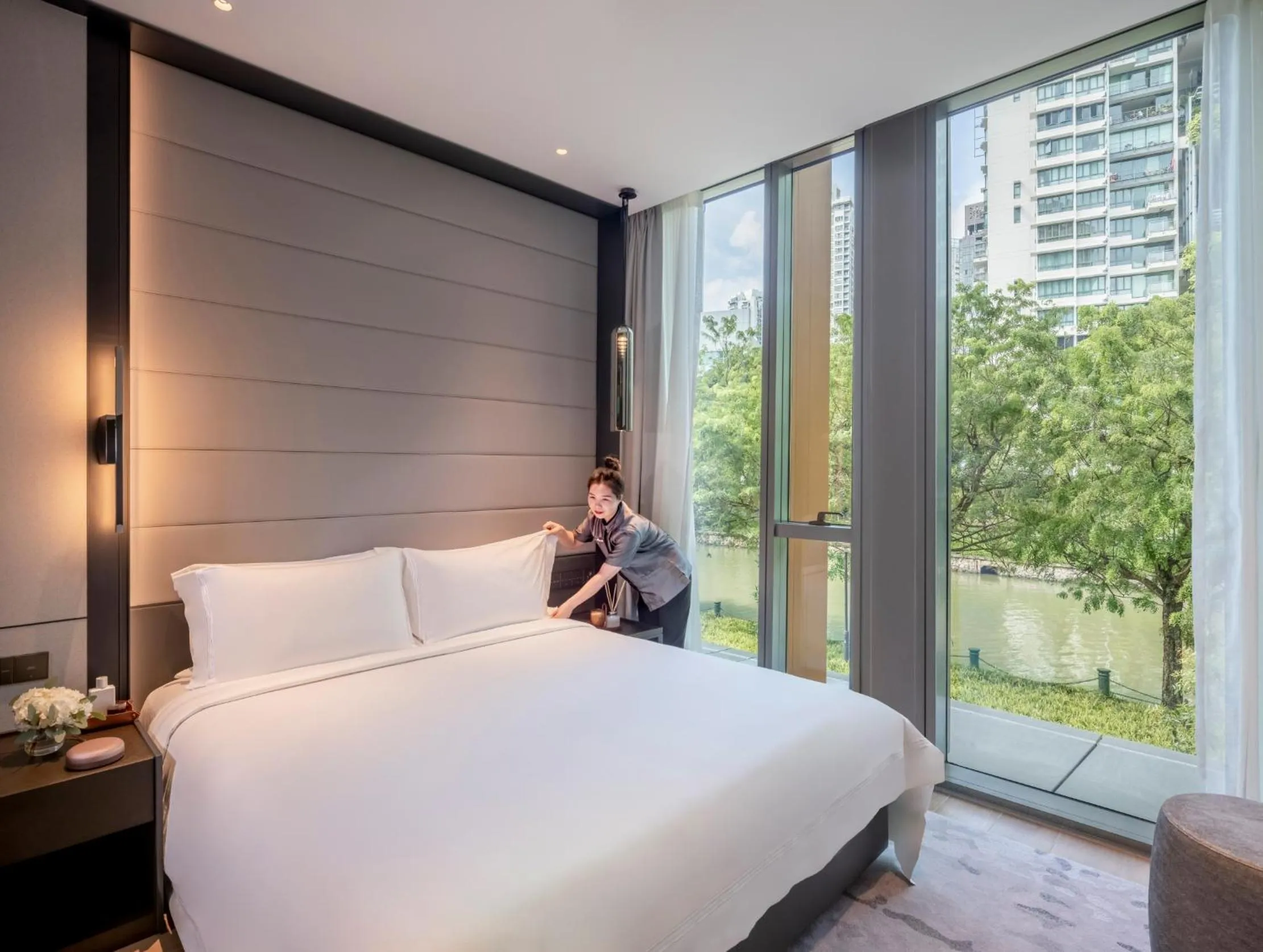 Bed in Fraser Residence River Promenade, Singapore