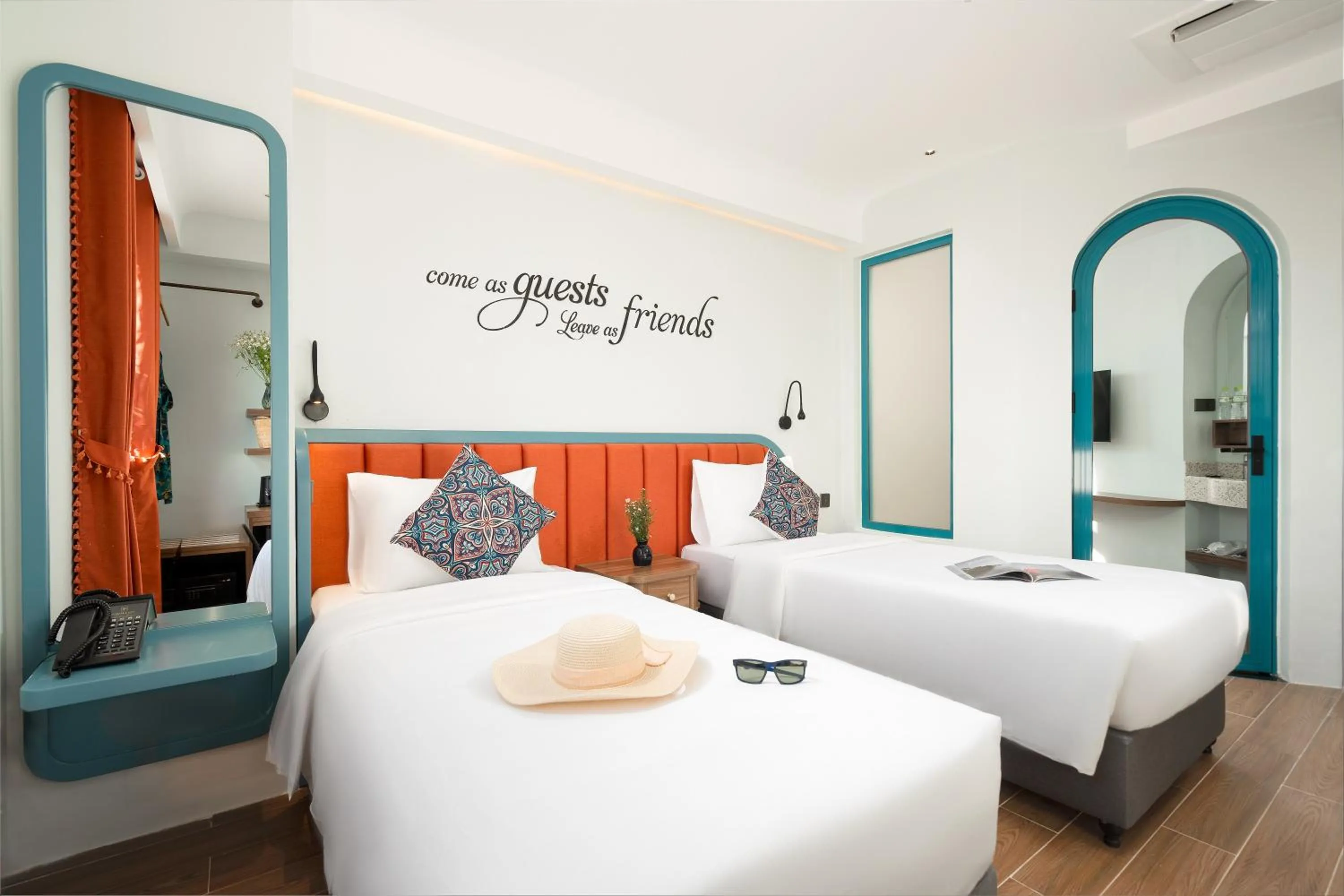 Bed in Pavillon Boutique Hotel & Apartment Nha Trang