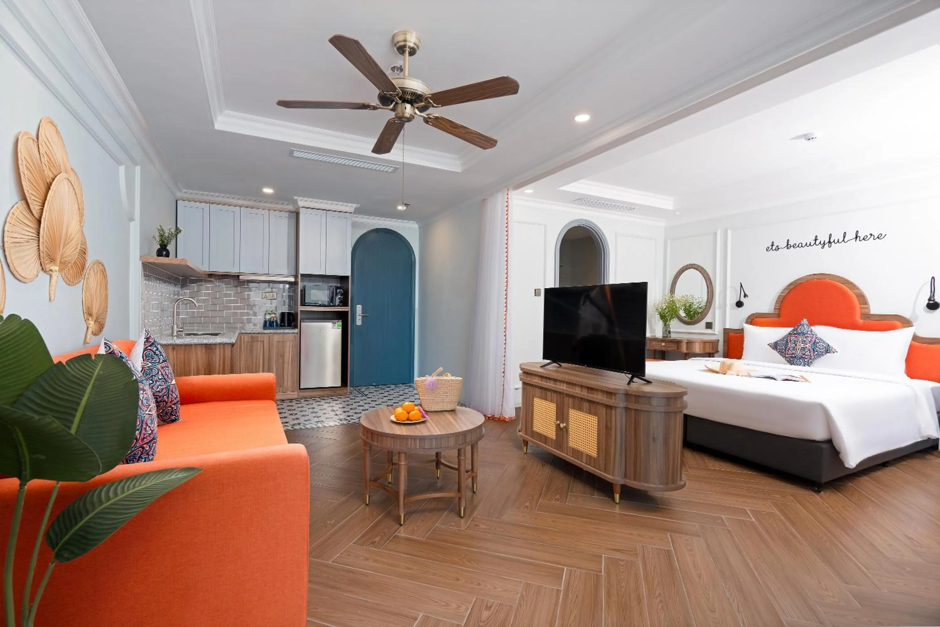 Bed in Pavillon Boutique Hotel & Apartment Nha Trang