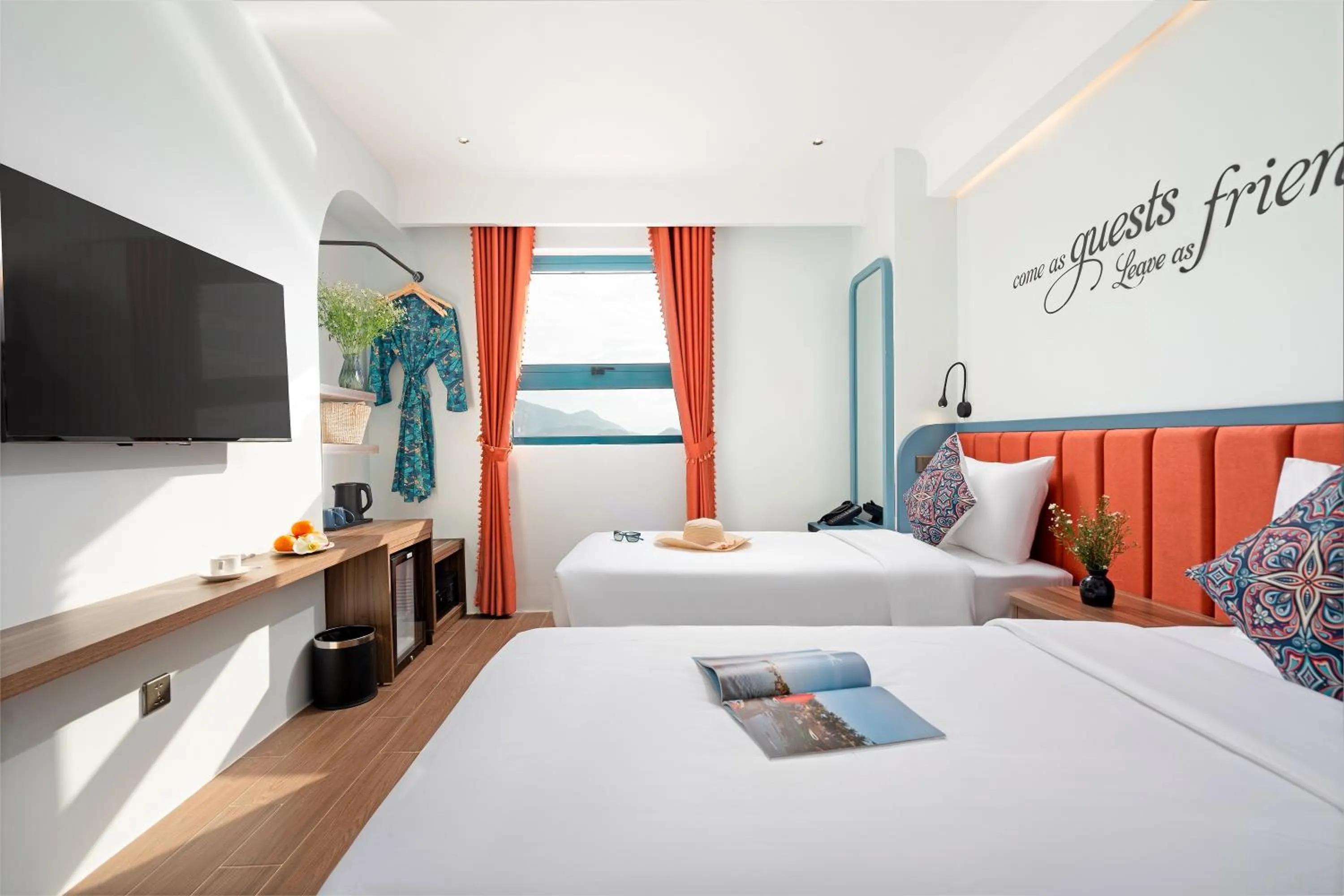 Bed in Pavillon Boutique Hotel & Apartment Nha Trang