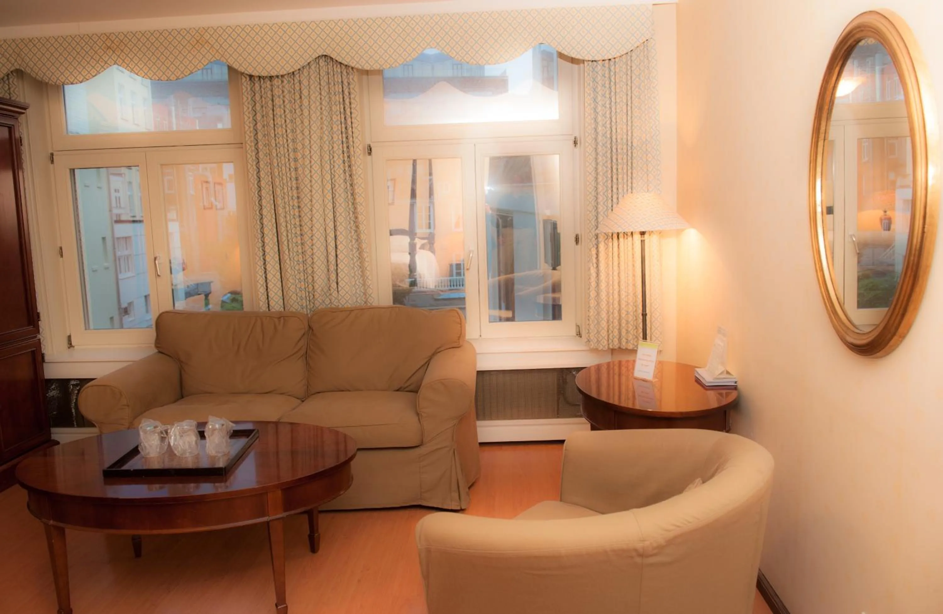 Inner courtyard view in Imperial Hotel Amsterdam