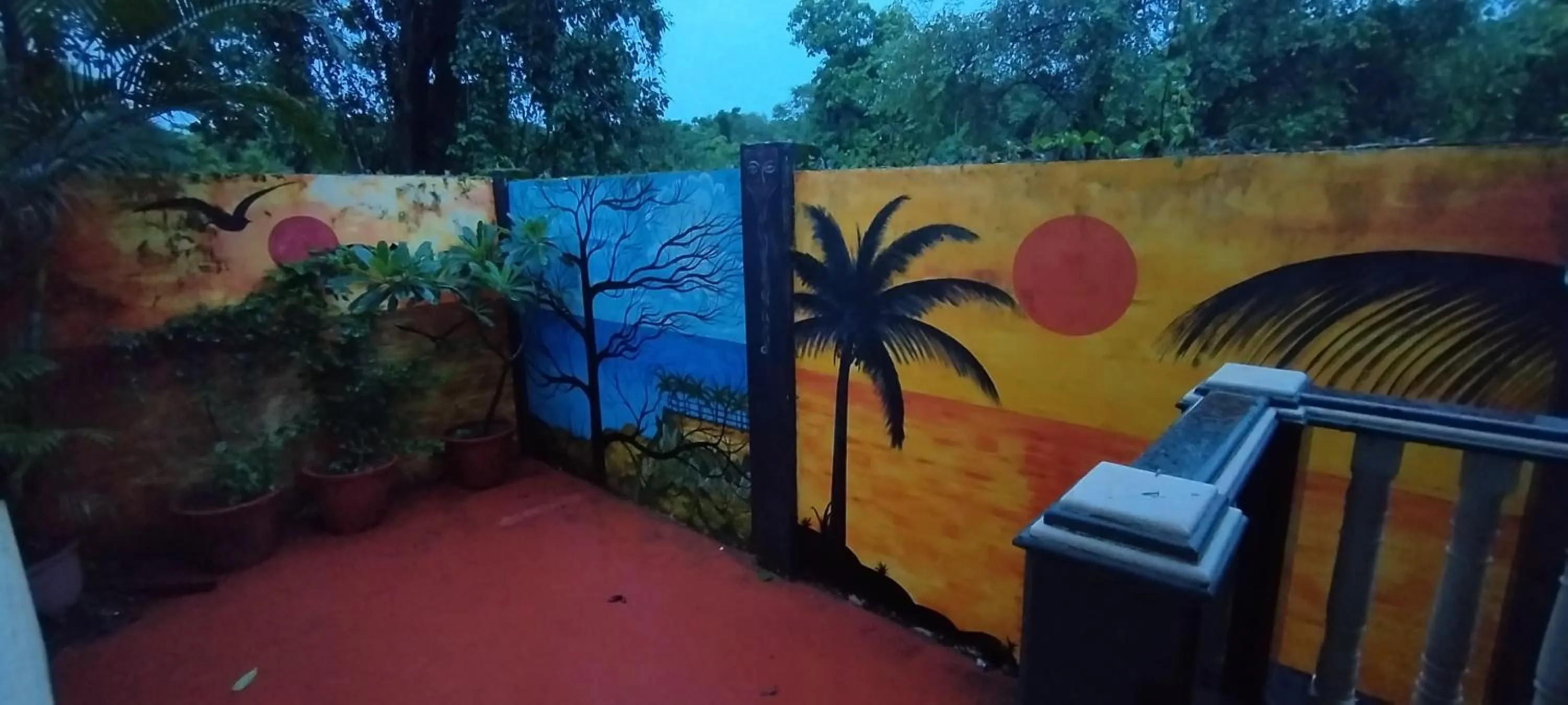 Patio in Vagator House, Vagator