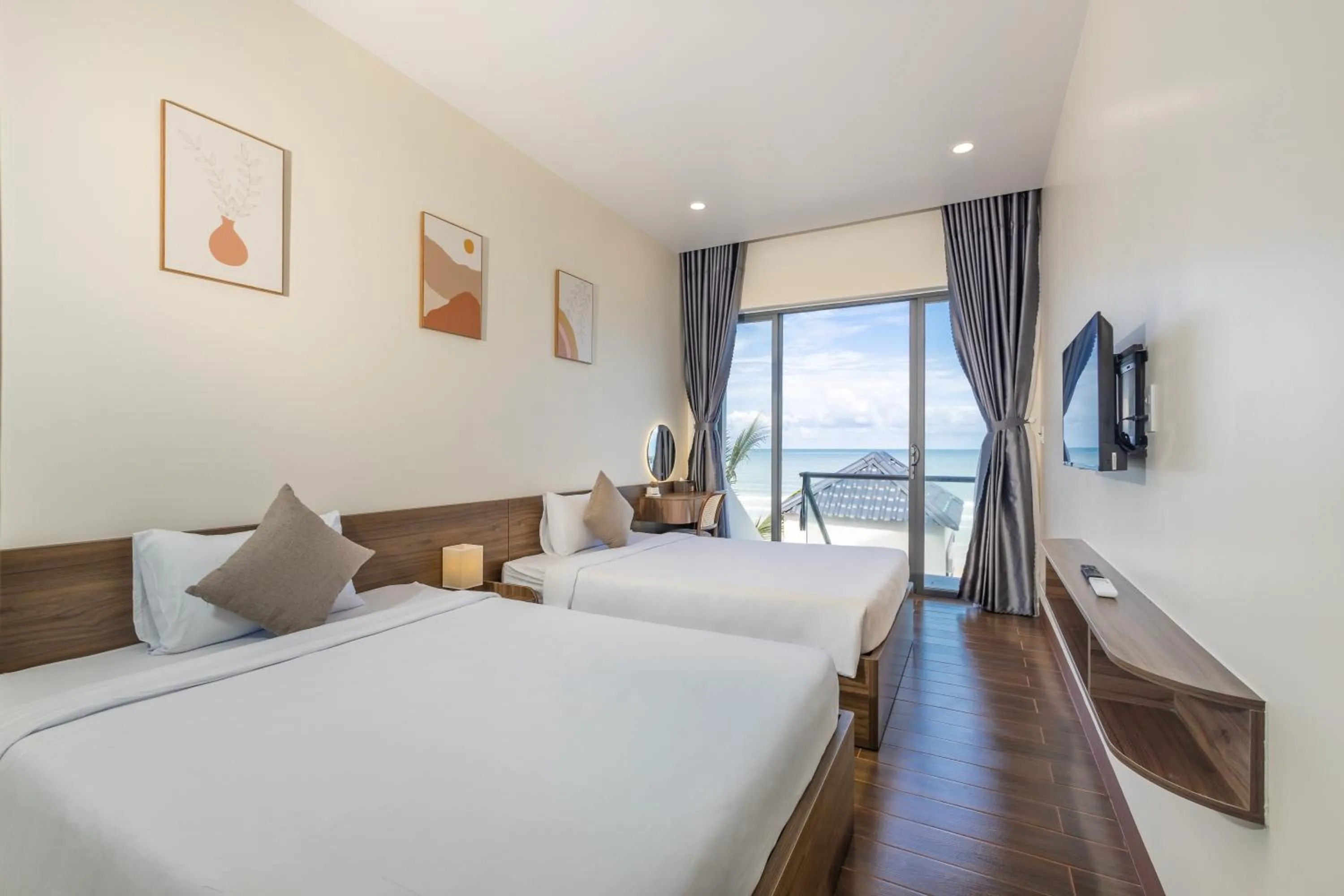 Bedroom, Bed in Wave Sound Beach House Phu Quoc