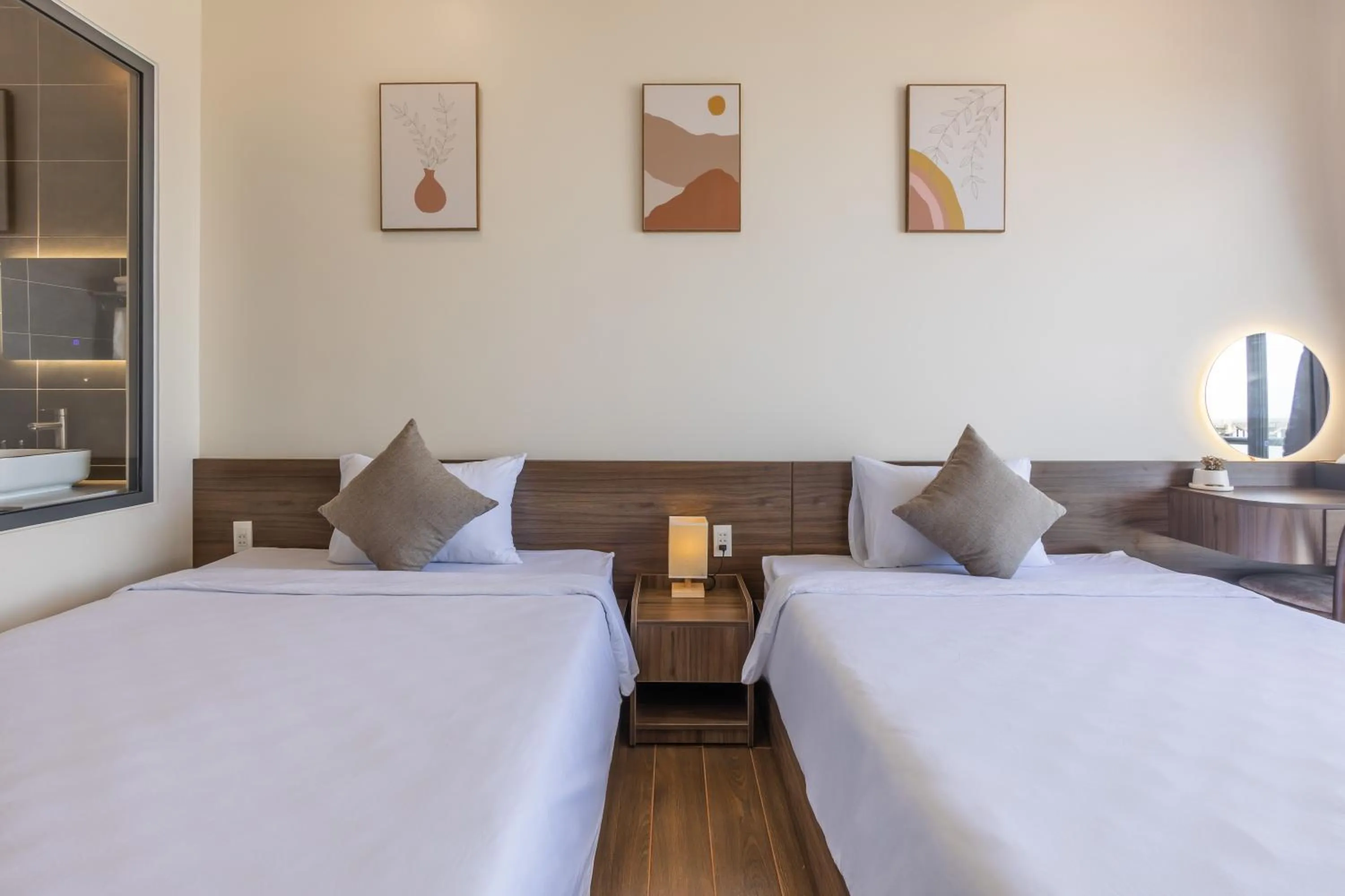 Bed in Wave Sound Beach House Phu Quoc