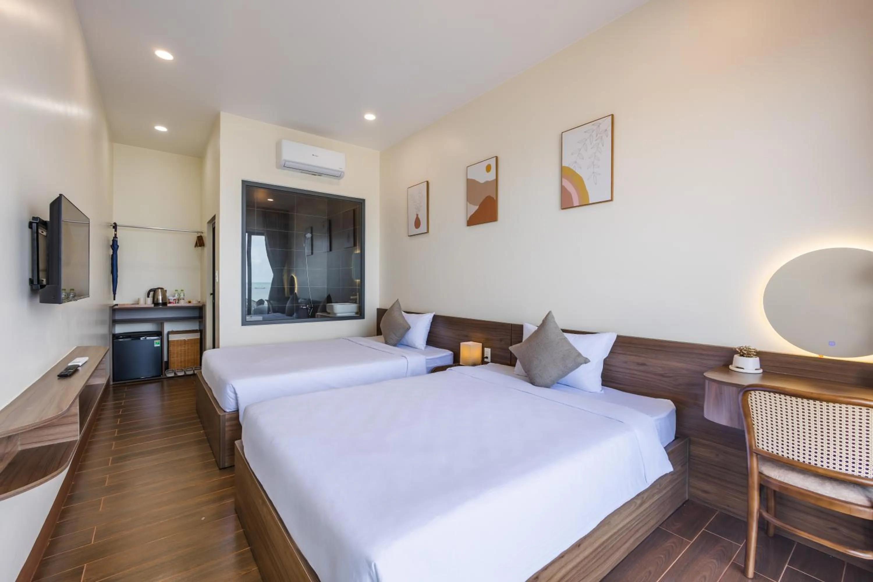 Bedroom, Bed in Wave Sound Beach House Phu Quoc