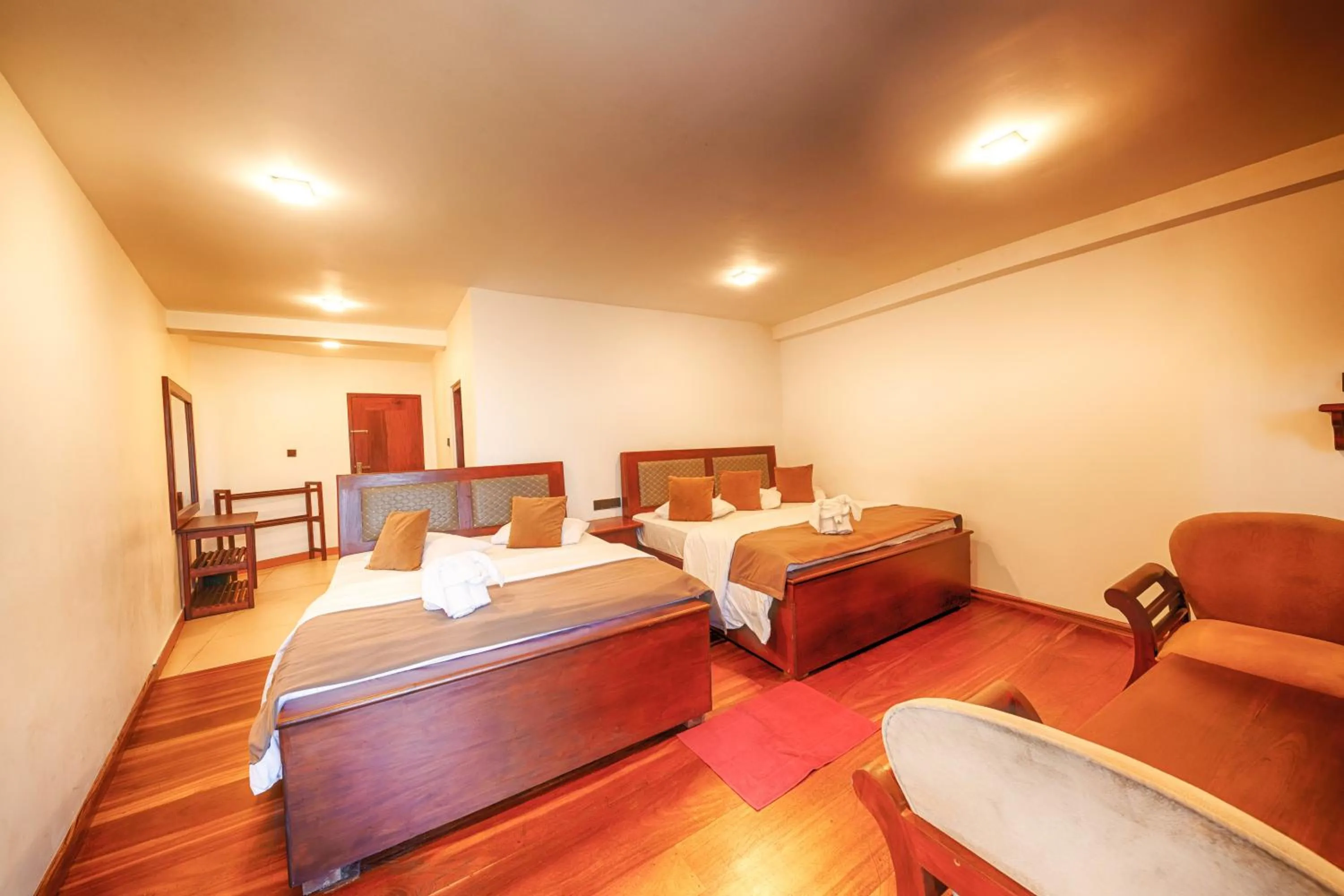 Bed in Eden Hill Hotel