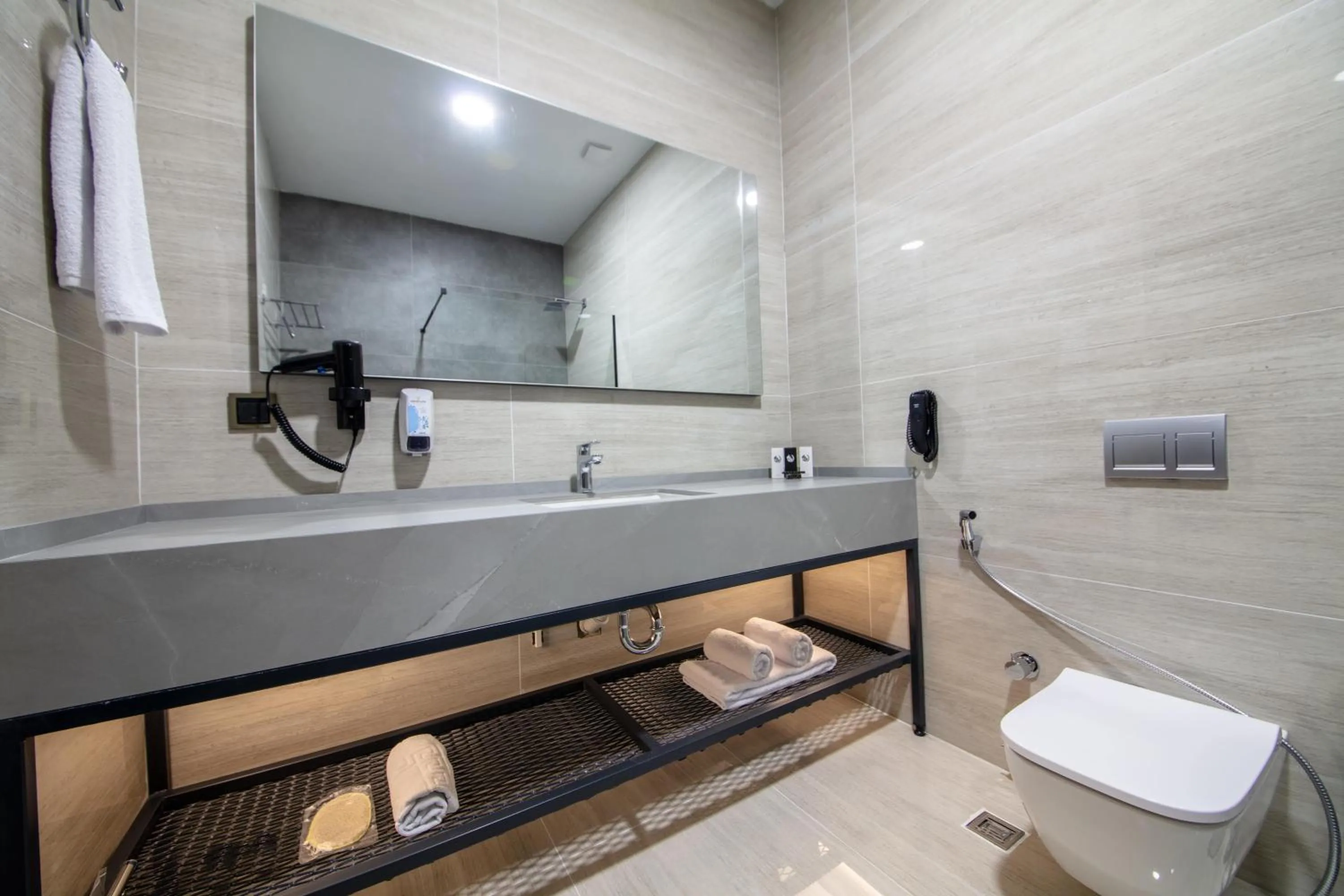 Shower in V Center Hotel