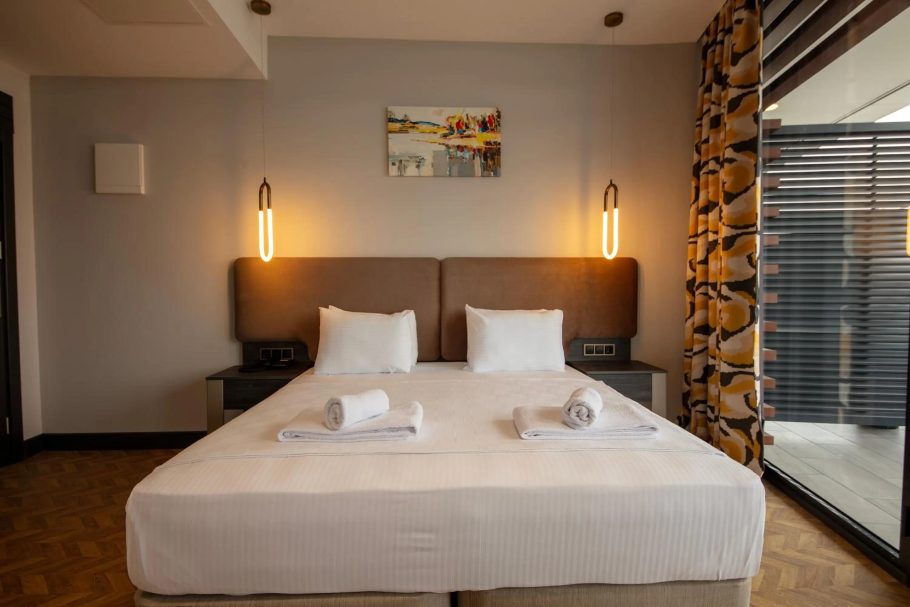 Bed in V Center Hotel