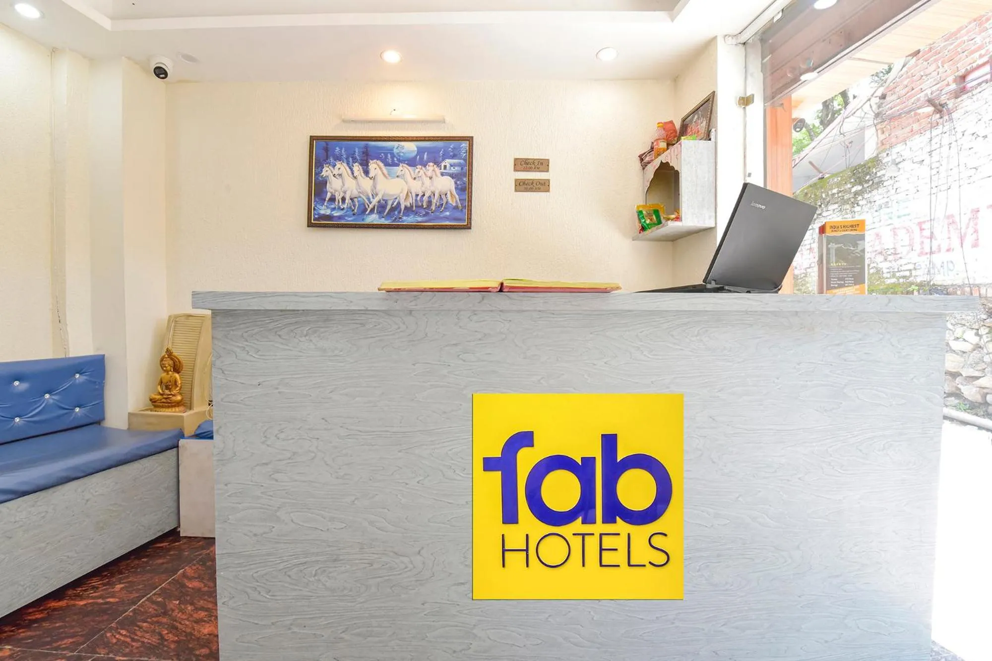 Lobby or reception in FabHotel UV