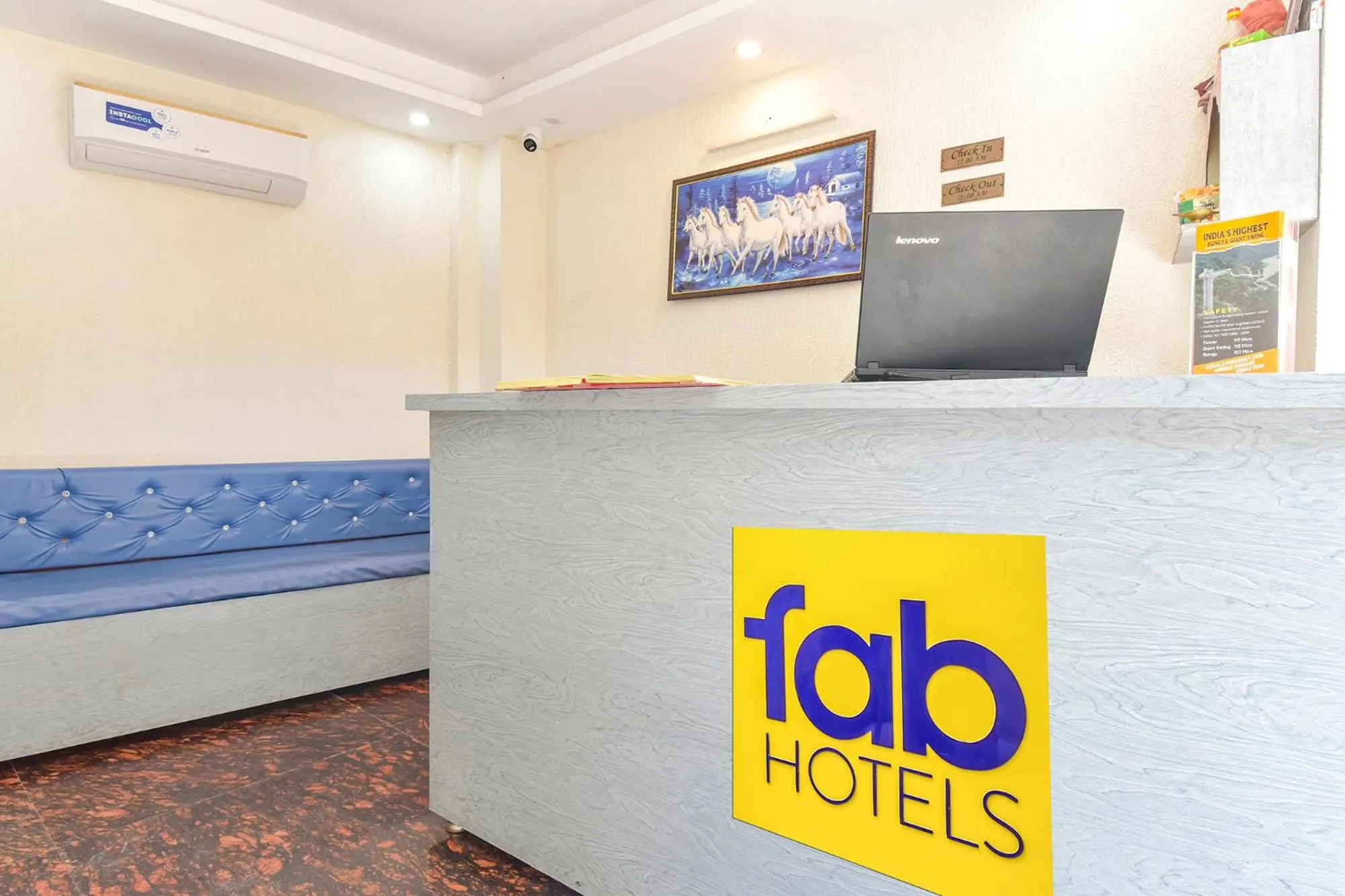 Lobby or reception in FabHotel UV