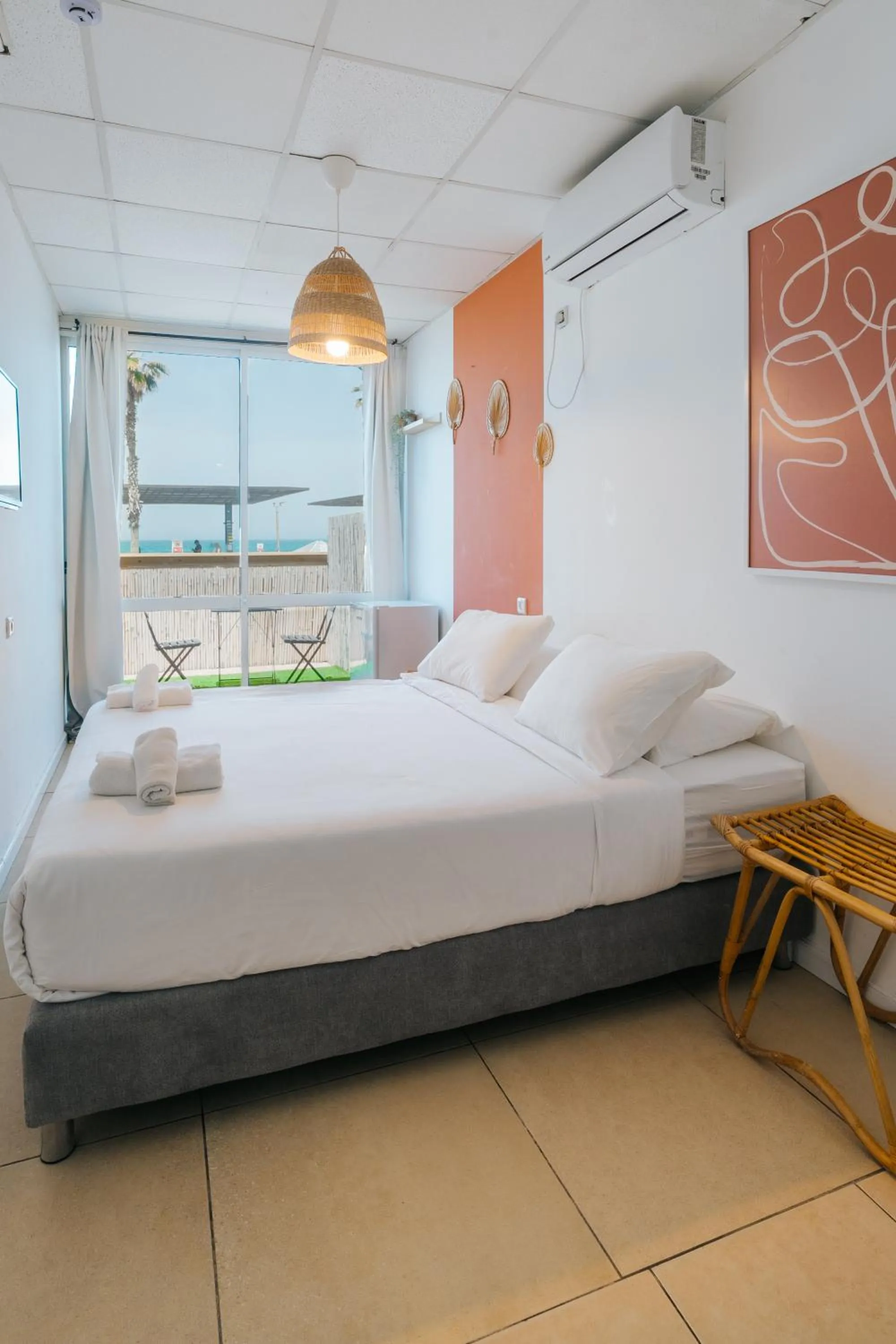 Bed in Central Beach Hotel