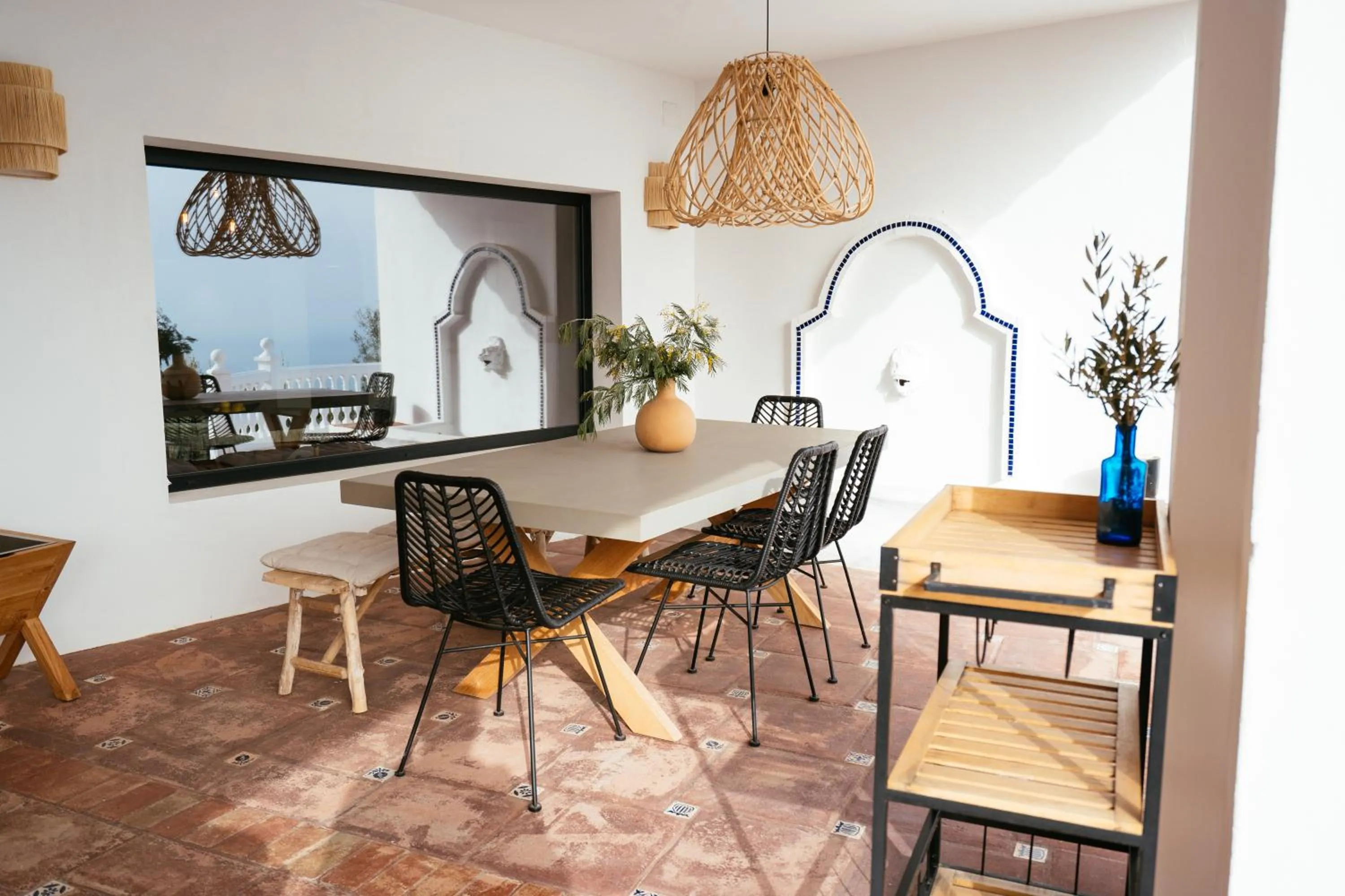 Seating area in Hearts & Home