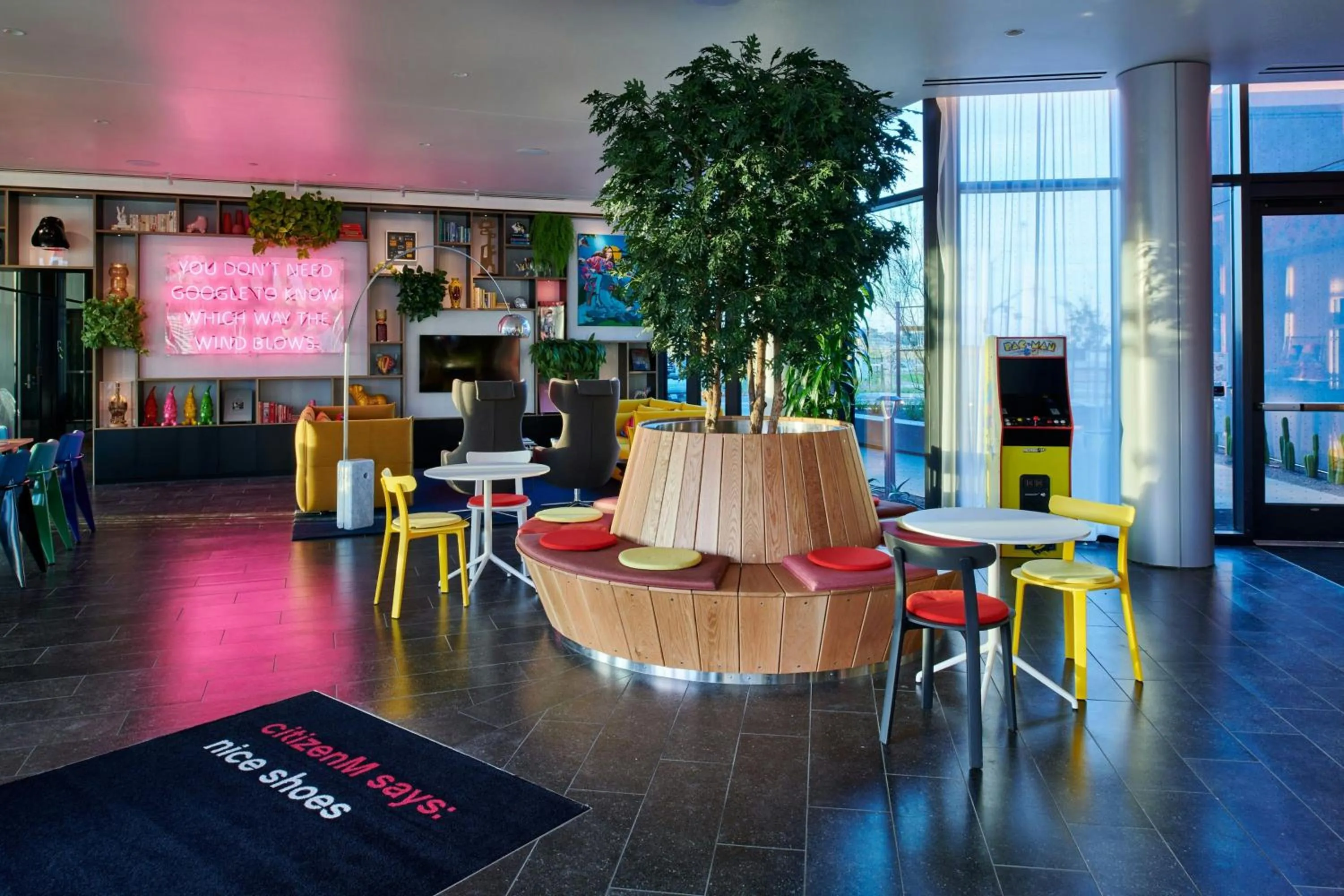 Lobby or reception in citizenM Menlo Park