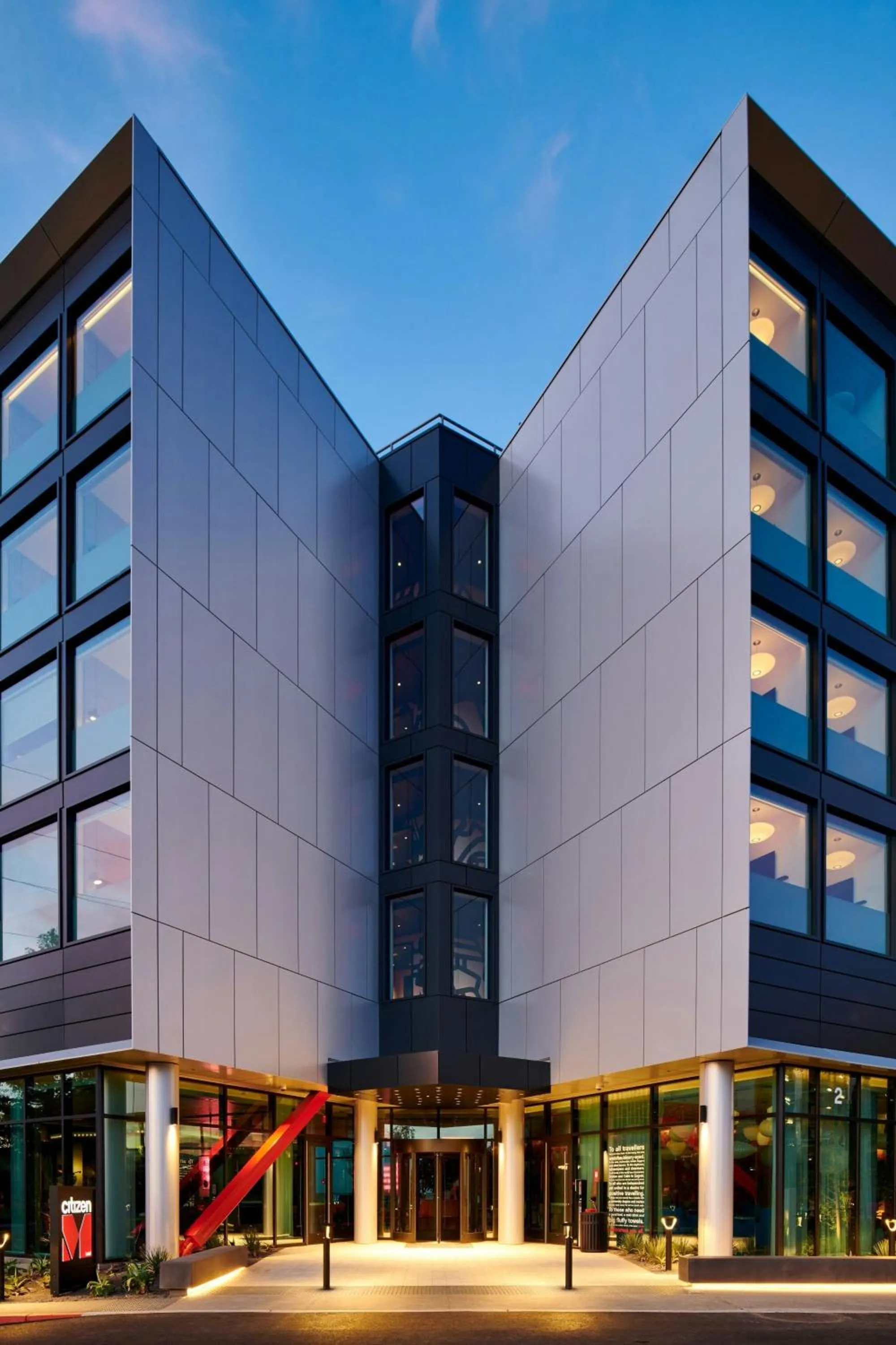 View (from property/room) in citizenM Menlo Park