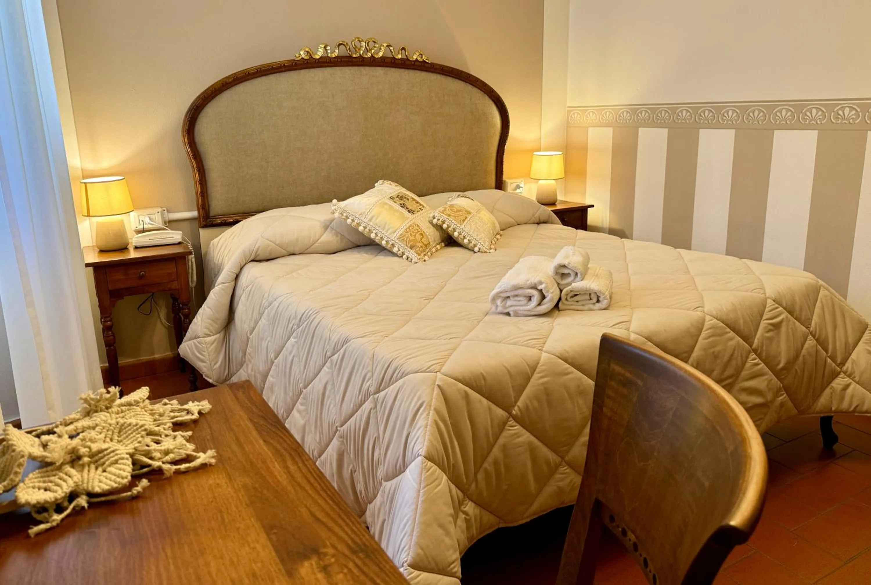 Bedroom, Bed in Hotel Rifugio la Foresta