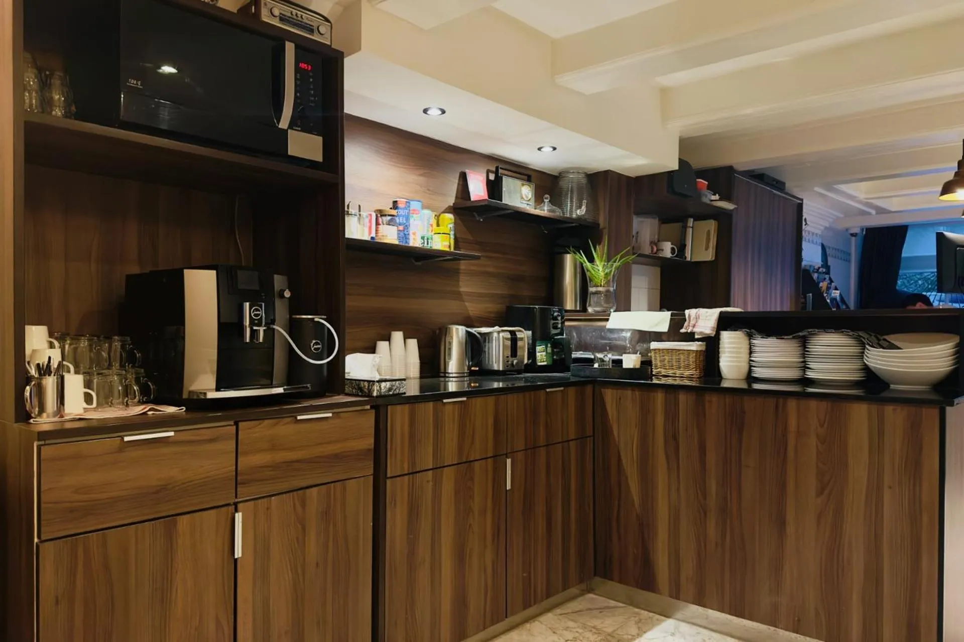 Coffee/tea facilities in Hotel de Munck