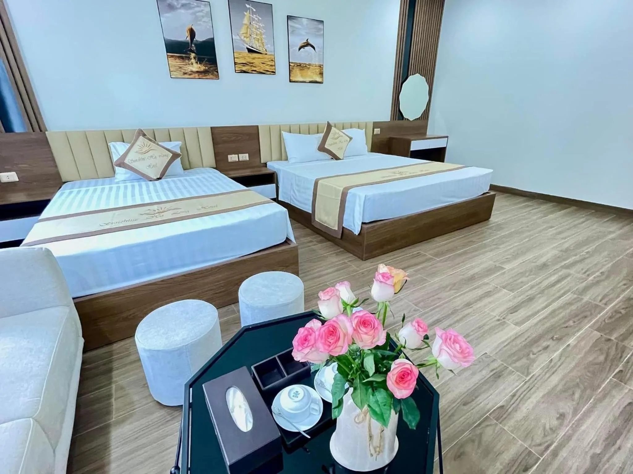 Bed in Sunshine Hạ Long Hotel